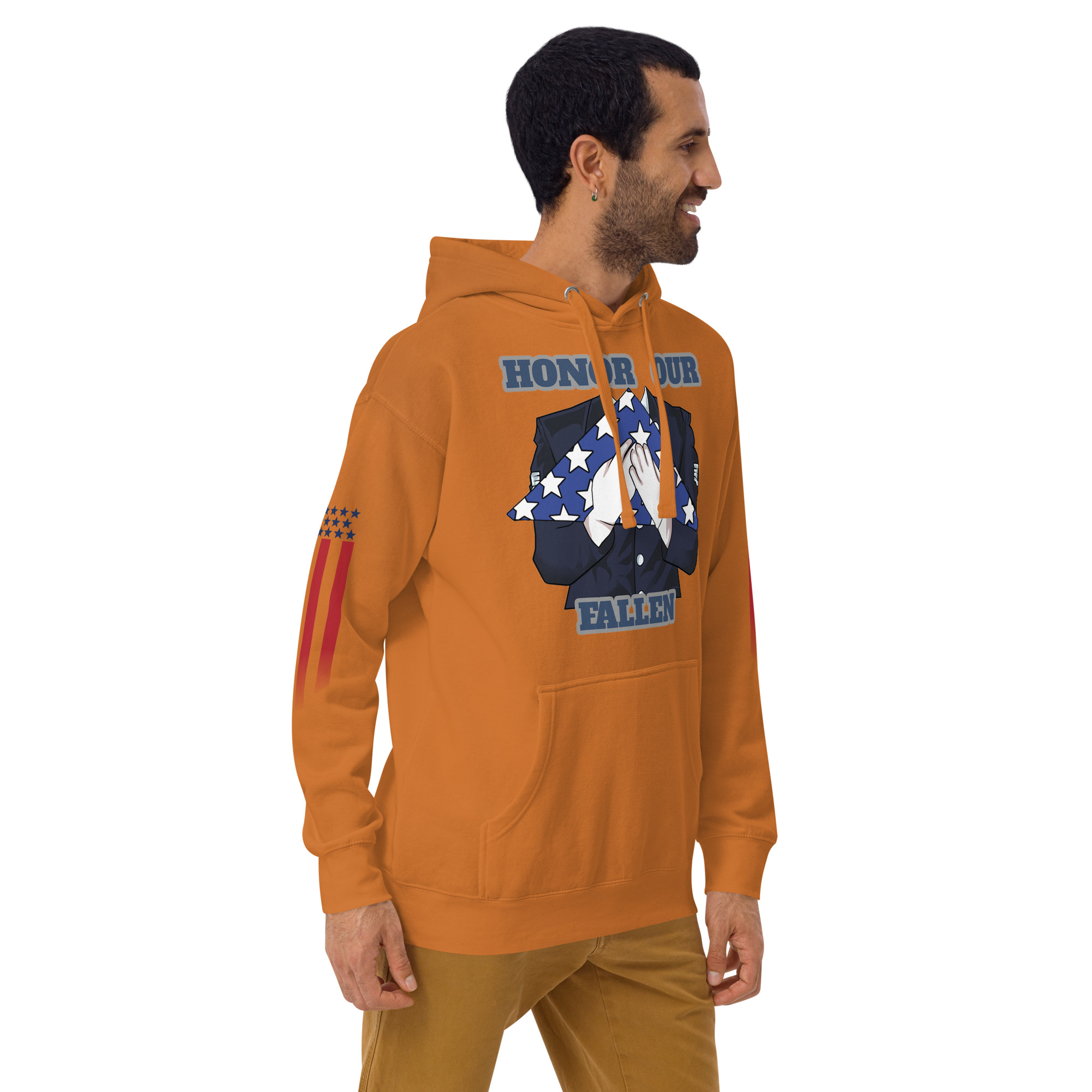 HONOR OUR FALLEN TOO SIKS Unisex Hoodie - Image 39