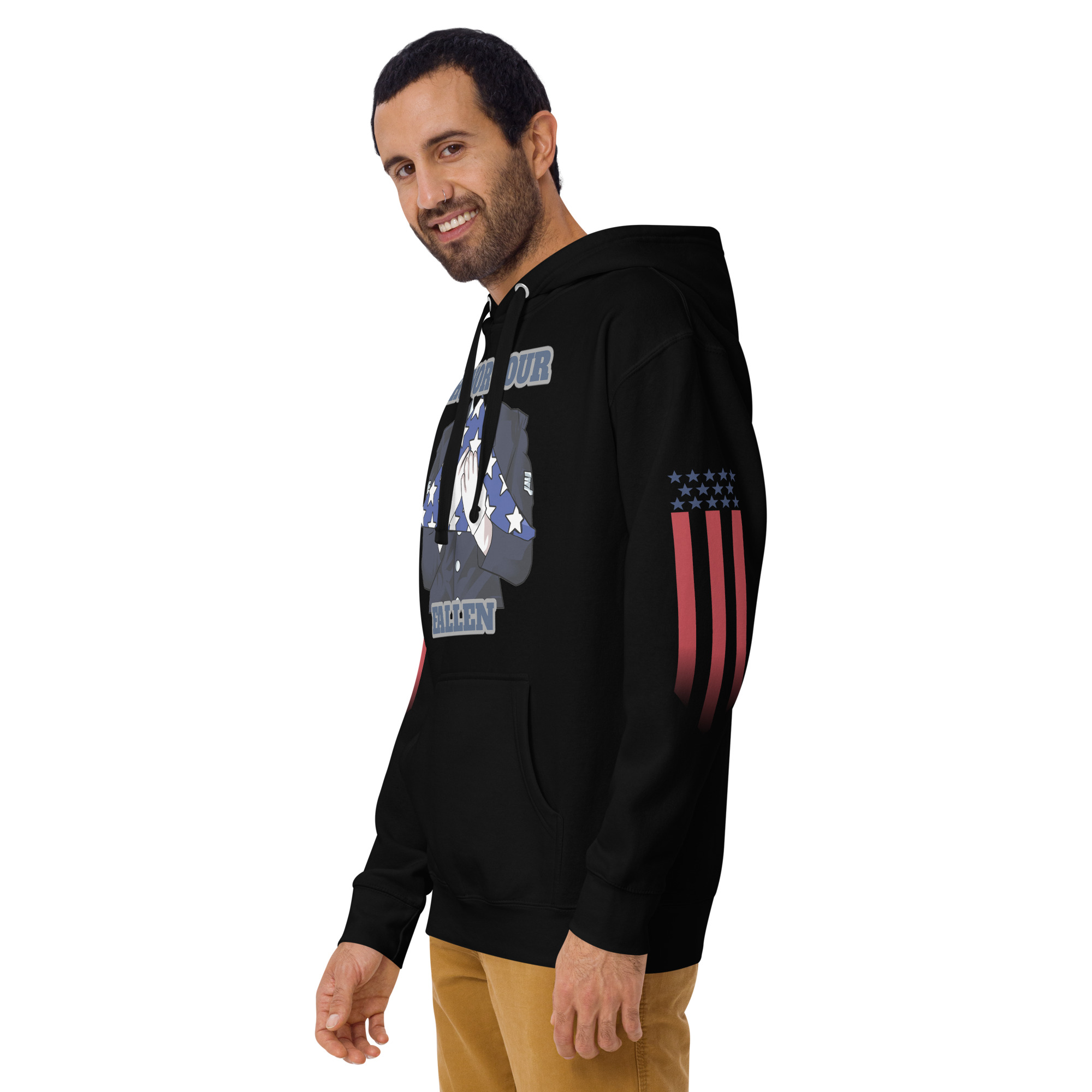 HONOR OUR FALLEN TOO SIKS Unisex Hoodie - Image 3