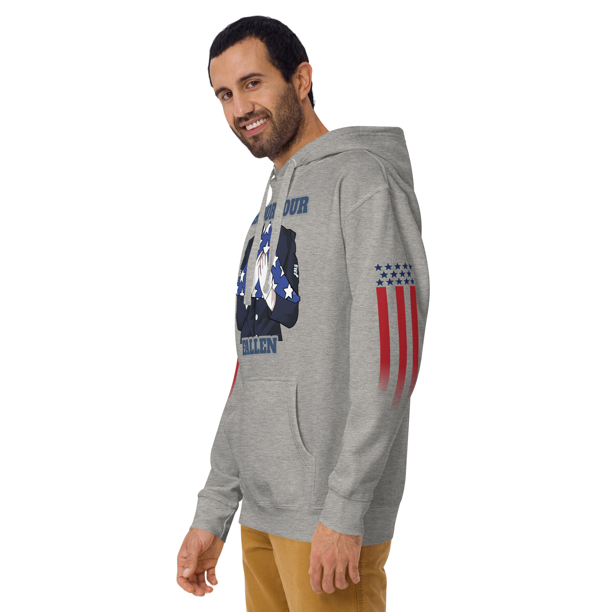 HONOR OUR FALLEN TOO SIKS Unisex Hoodie - Image 59