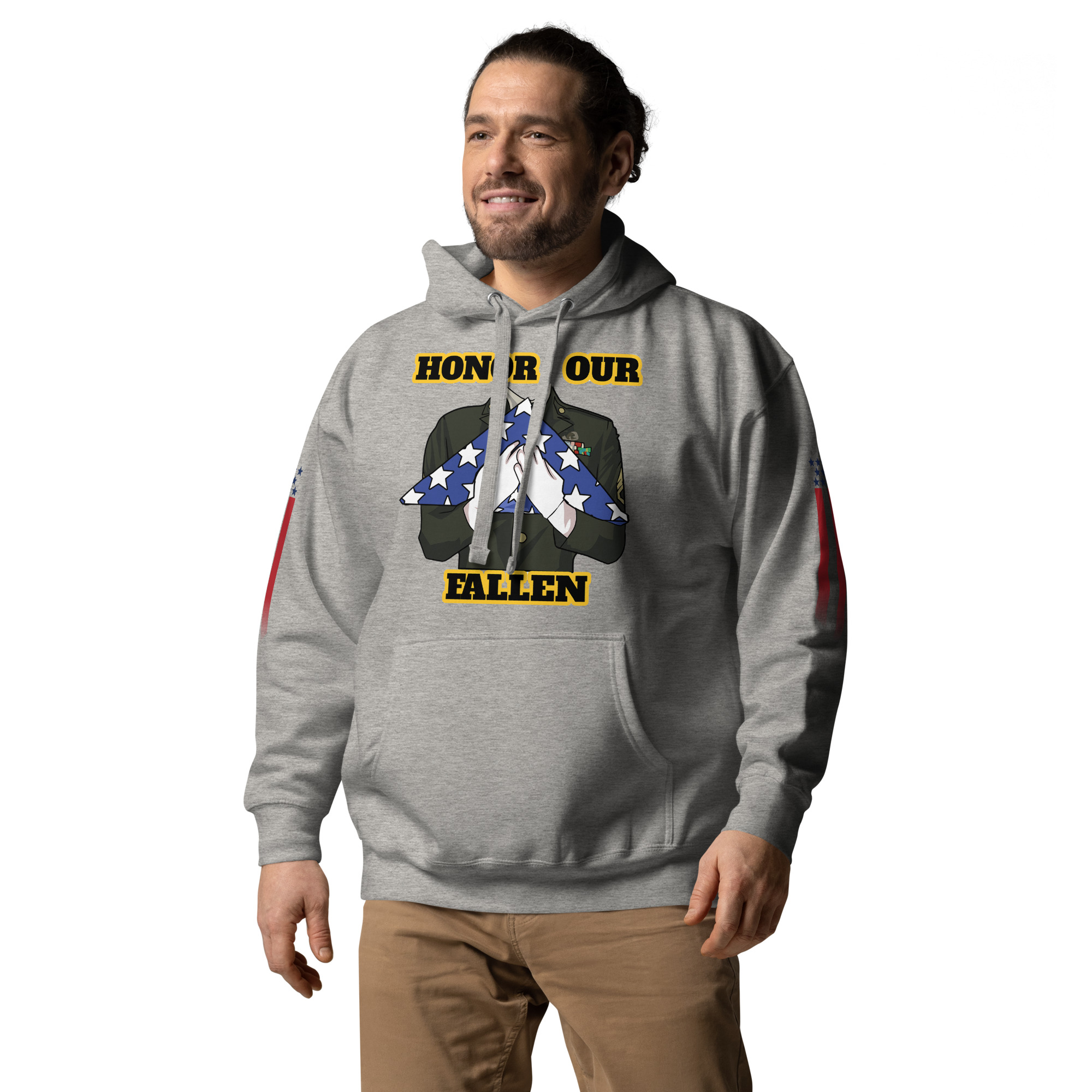 HONOR OUR FALLEN TOO SIKS Unisex Hoodie - Image 44