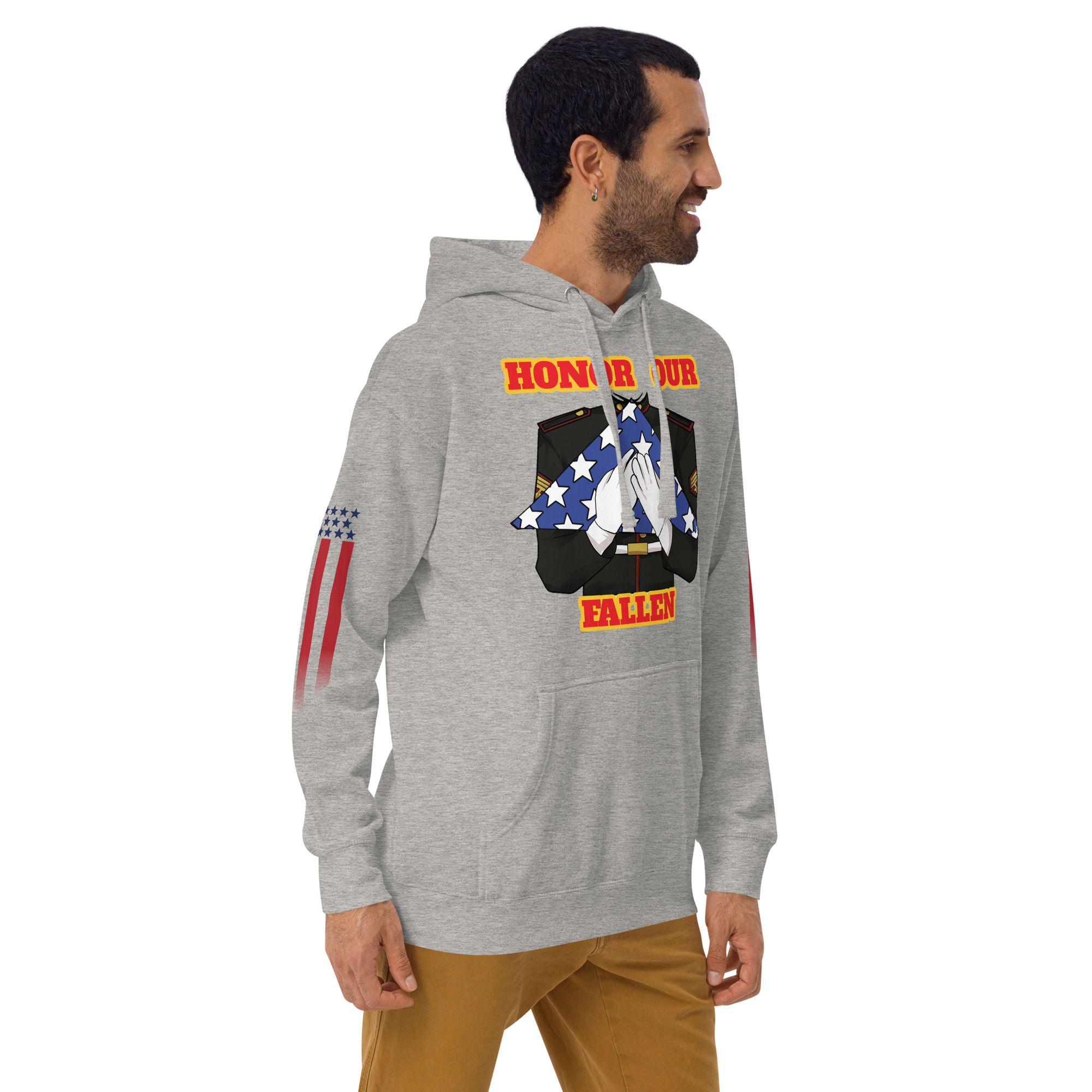 HONOR OUR FALLEN TOO SIKS Unisex Hoodie - Image 60