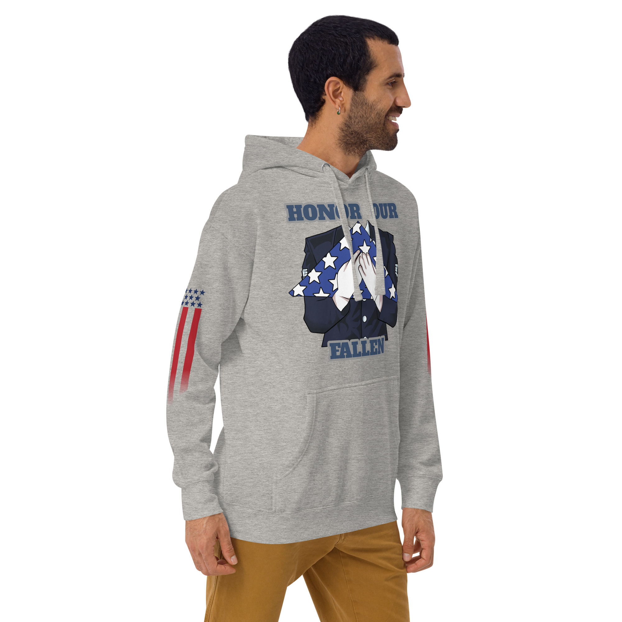 HONOR OUR FALLEN TOO SIKS Unisex Hoodie - Image 60