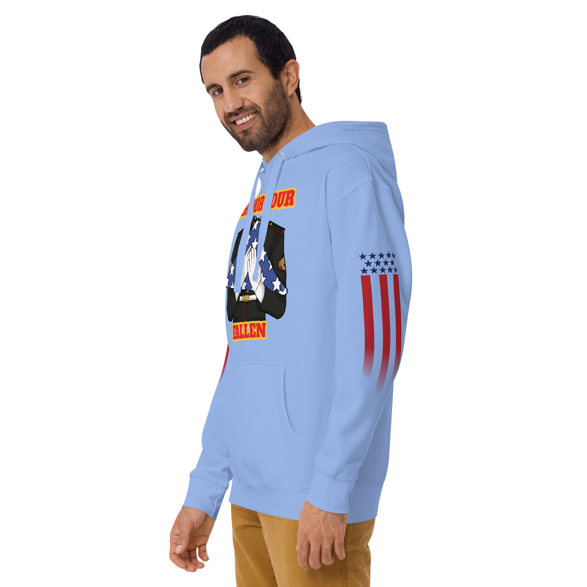 HONOR OUR FALLEN TOO SIKS Unisex Hoodie - Image 55