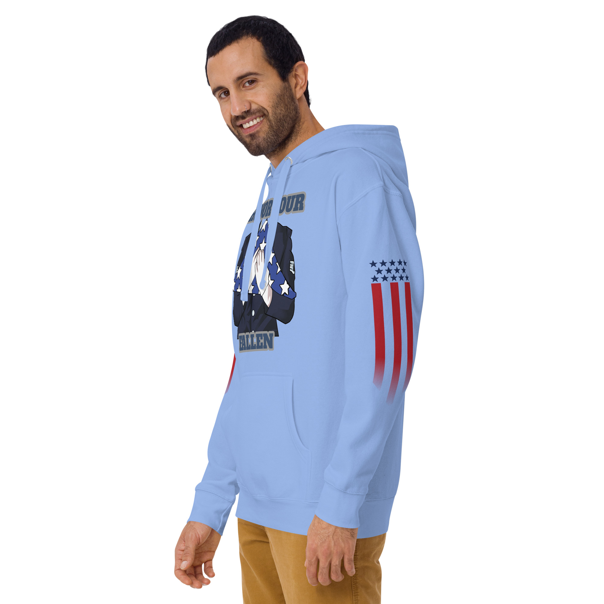 HONOR OUR FALLEN TOO SIKS Unisex Hoodie - Image 55