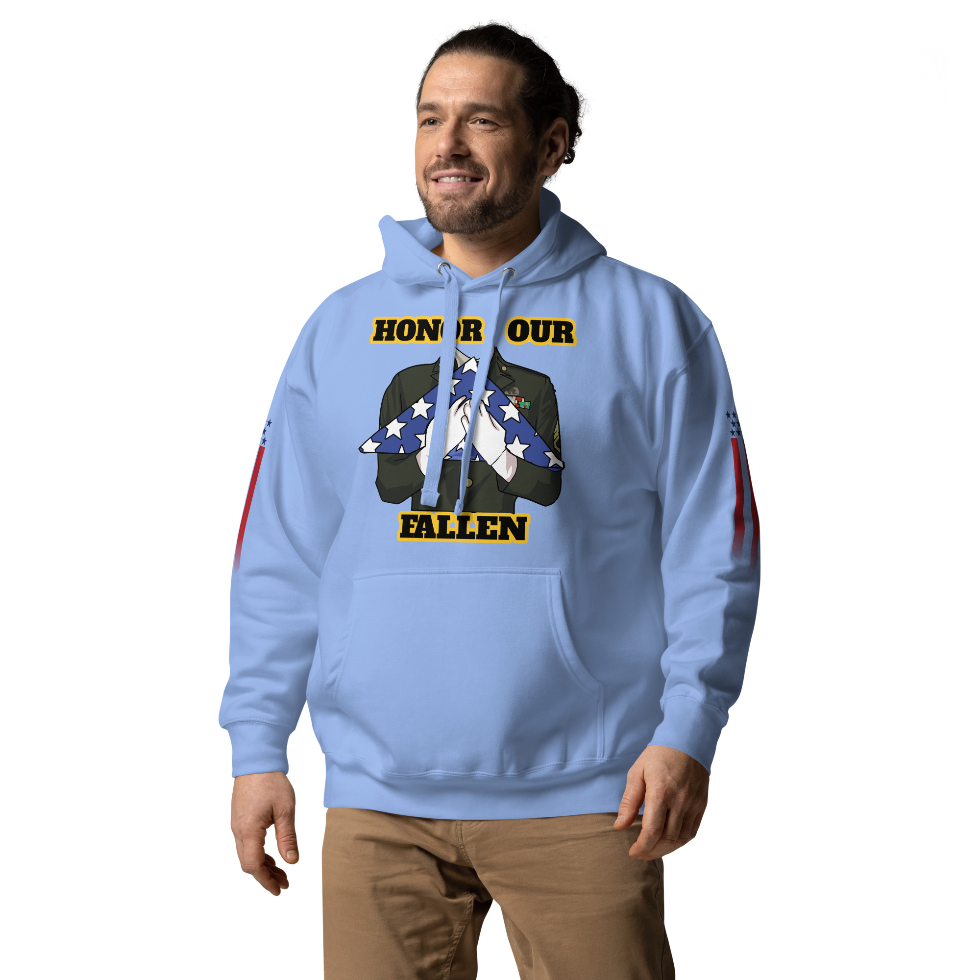 HONOR OUR FALLEN TOO SIKS Unisex Hoodie - Image 41