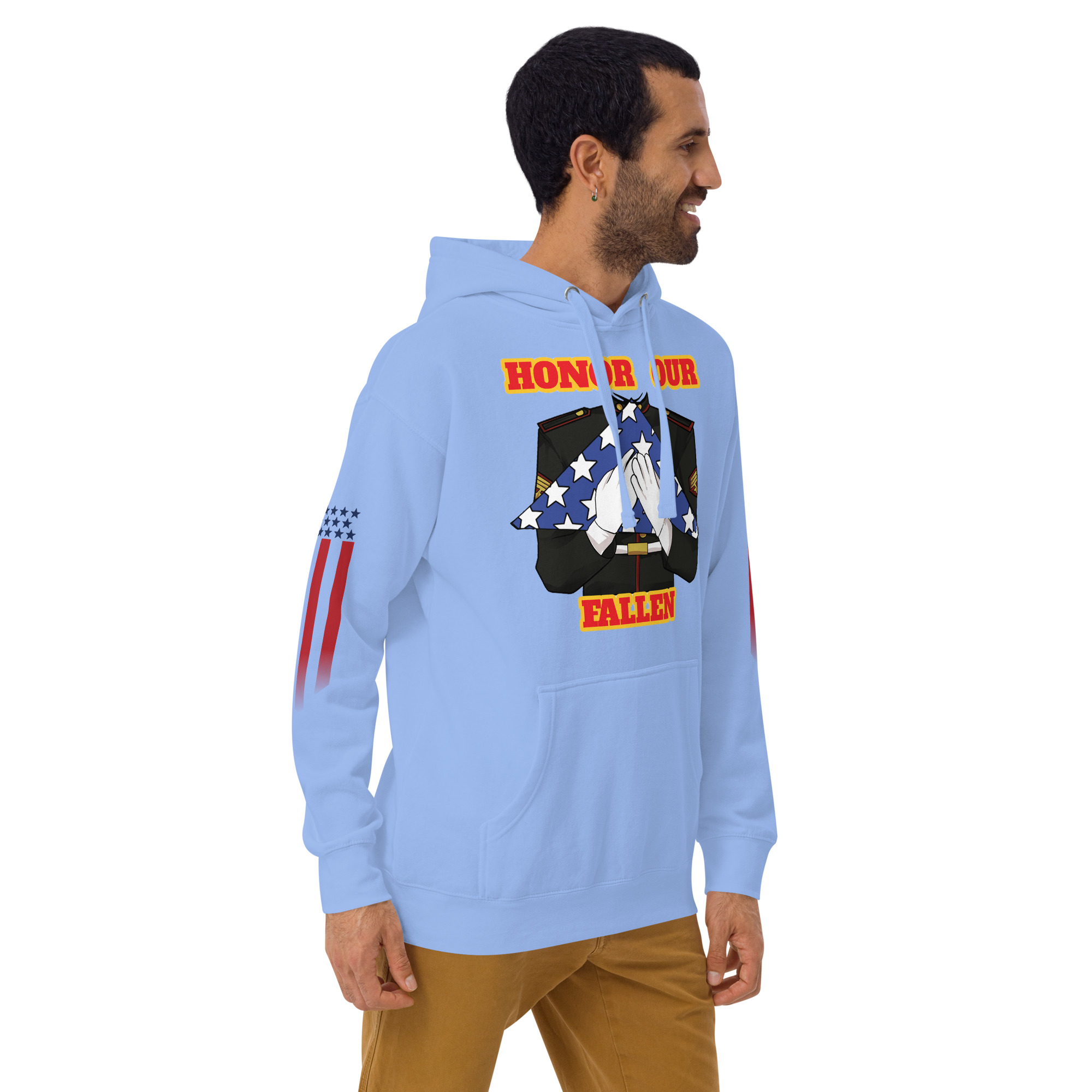 HONOR OUR FALLEN TOO SIKS Unisex Hoodie - Image 56
