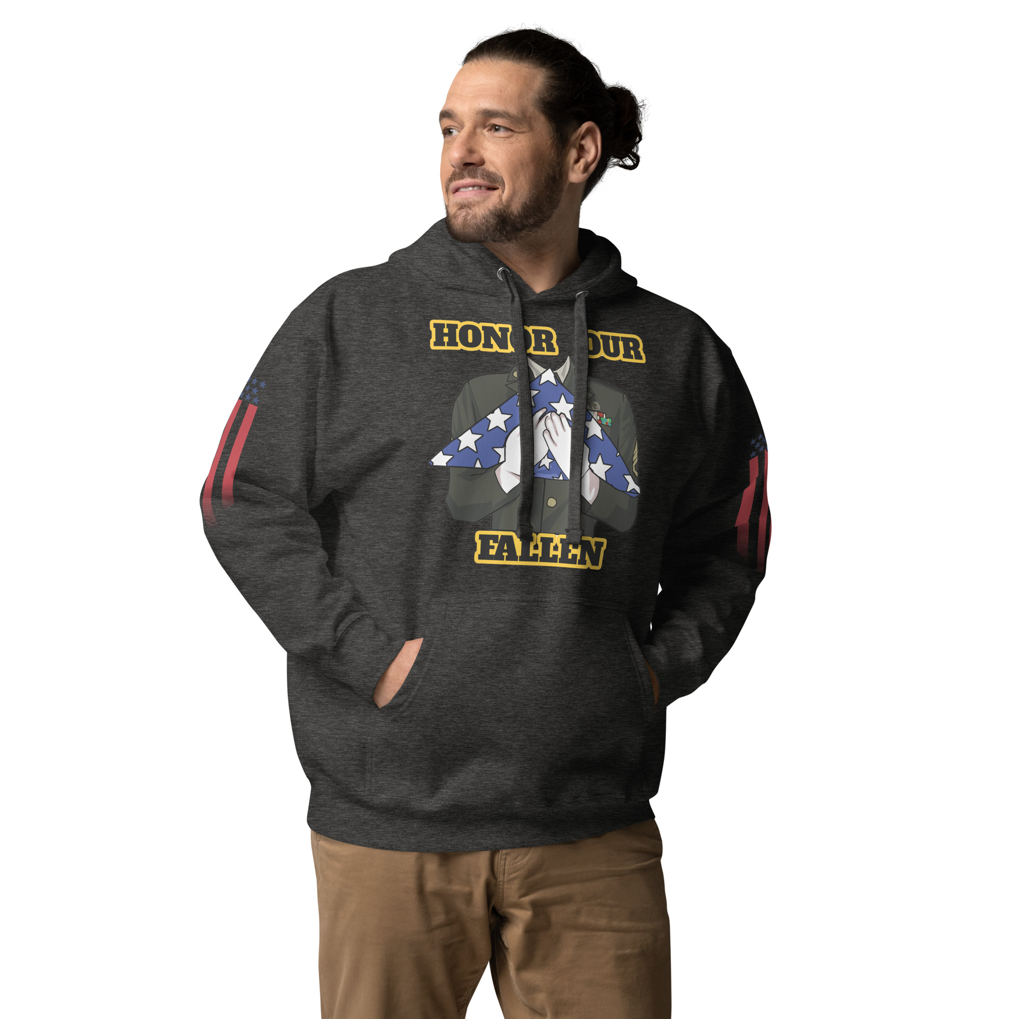 HONOR OUR FALLEN TOO SIKS Unisex Hoodie - Image 10