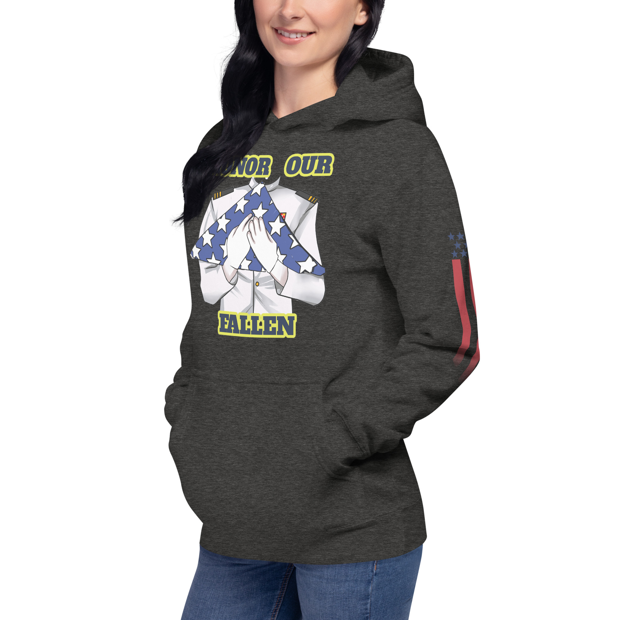 HONOR OUR FALLEN TOO SIKS Unisex Hoodie - Image 22