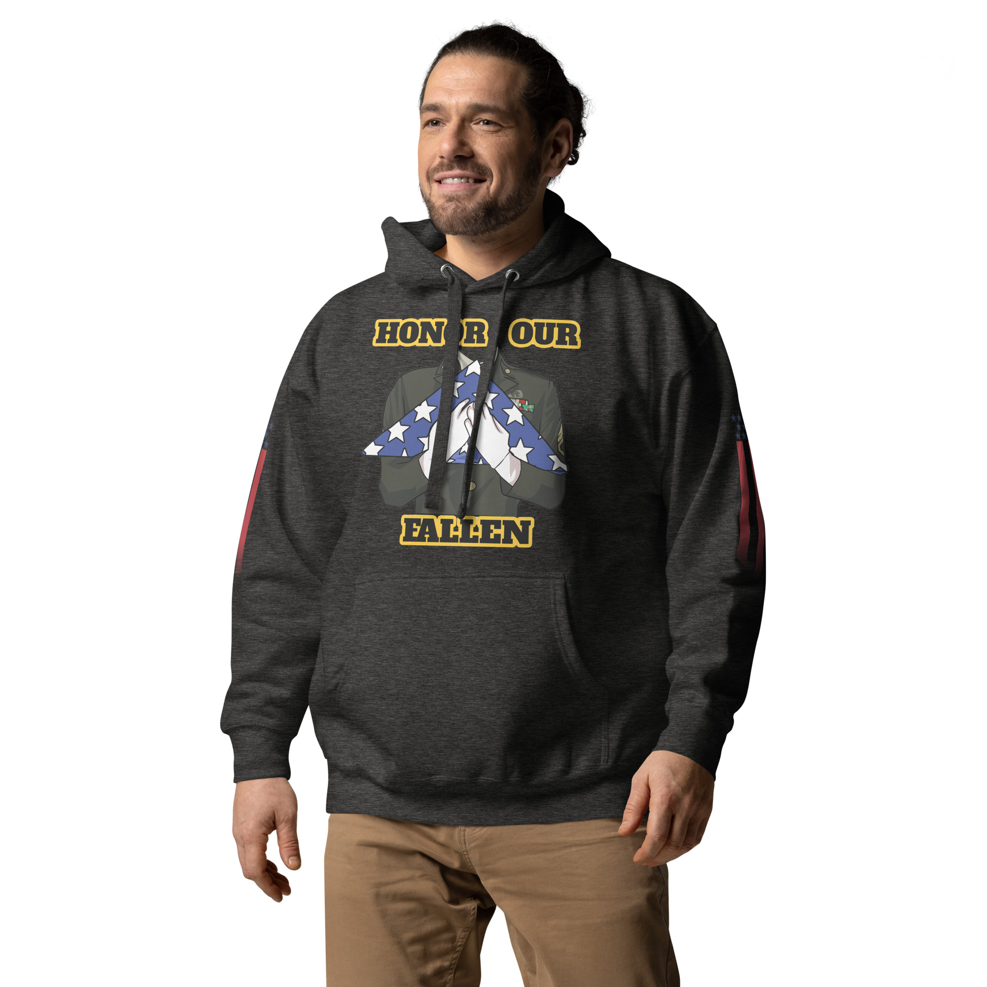 HONOR OUR FALLEN TOO SIKS Unisex Hoodie - Image 11