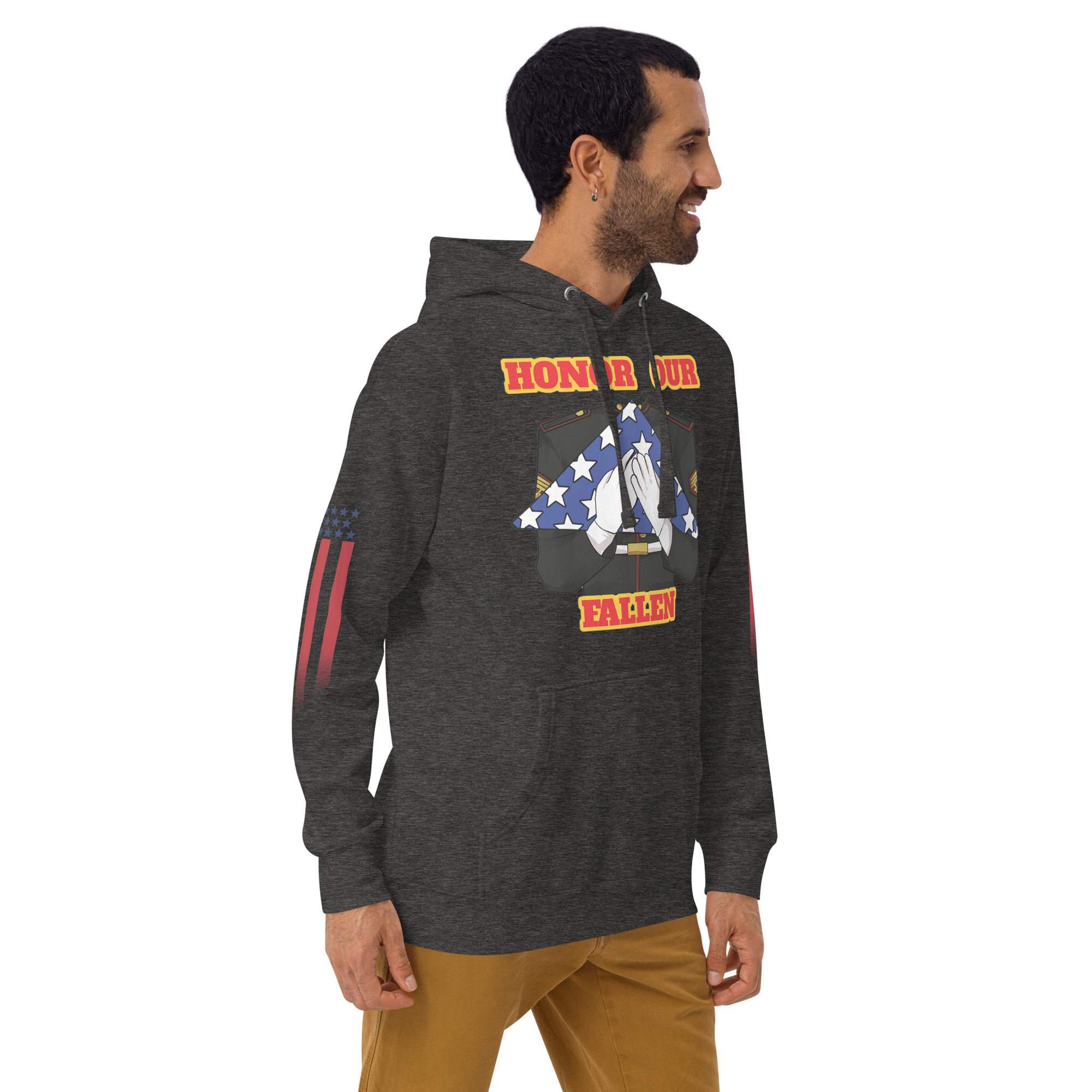 HONOR OUR FALLEN TOO SIKS Unisex Hoodie - Image 16
