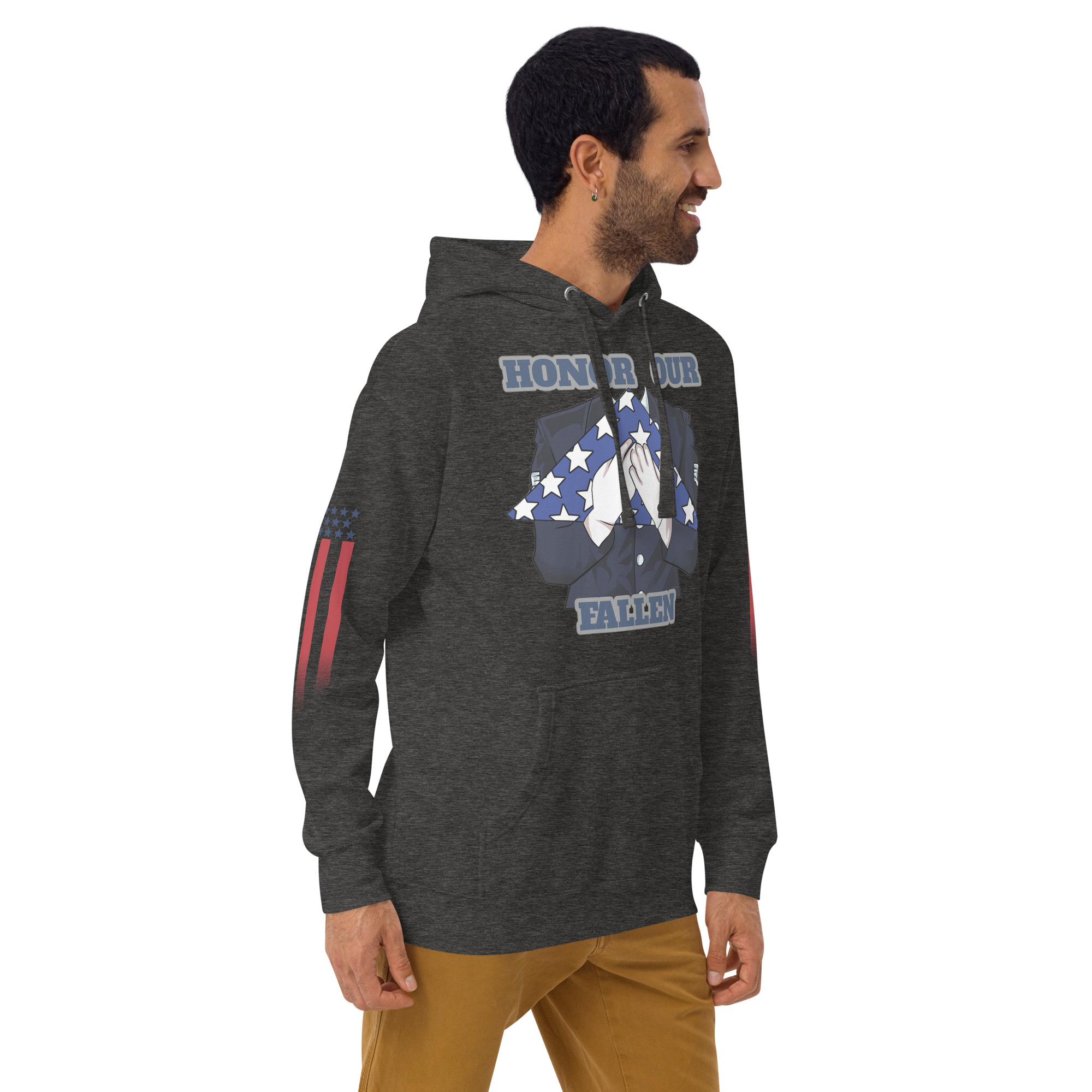 HONOR OUR FALLEN TOO SIKS Unisex Hoodie - Image 16