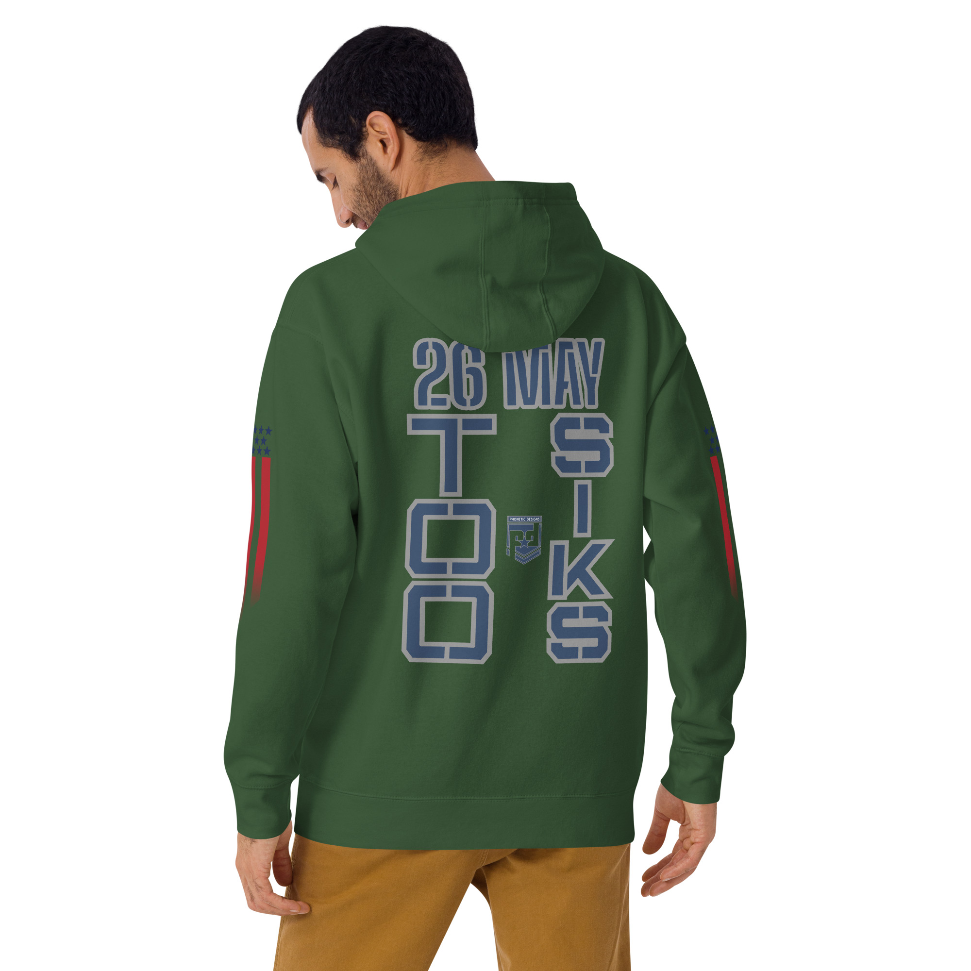 HONOR OUR FALLEN TOO SIKS Unisex Hoodie - Image 26