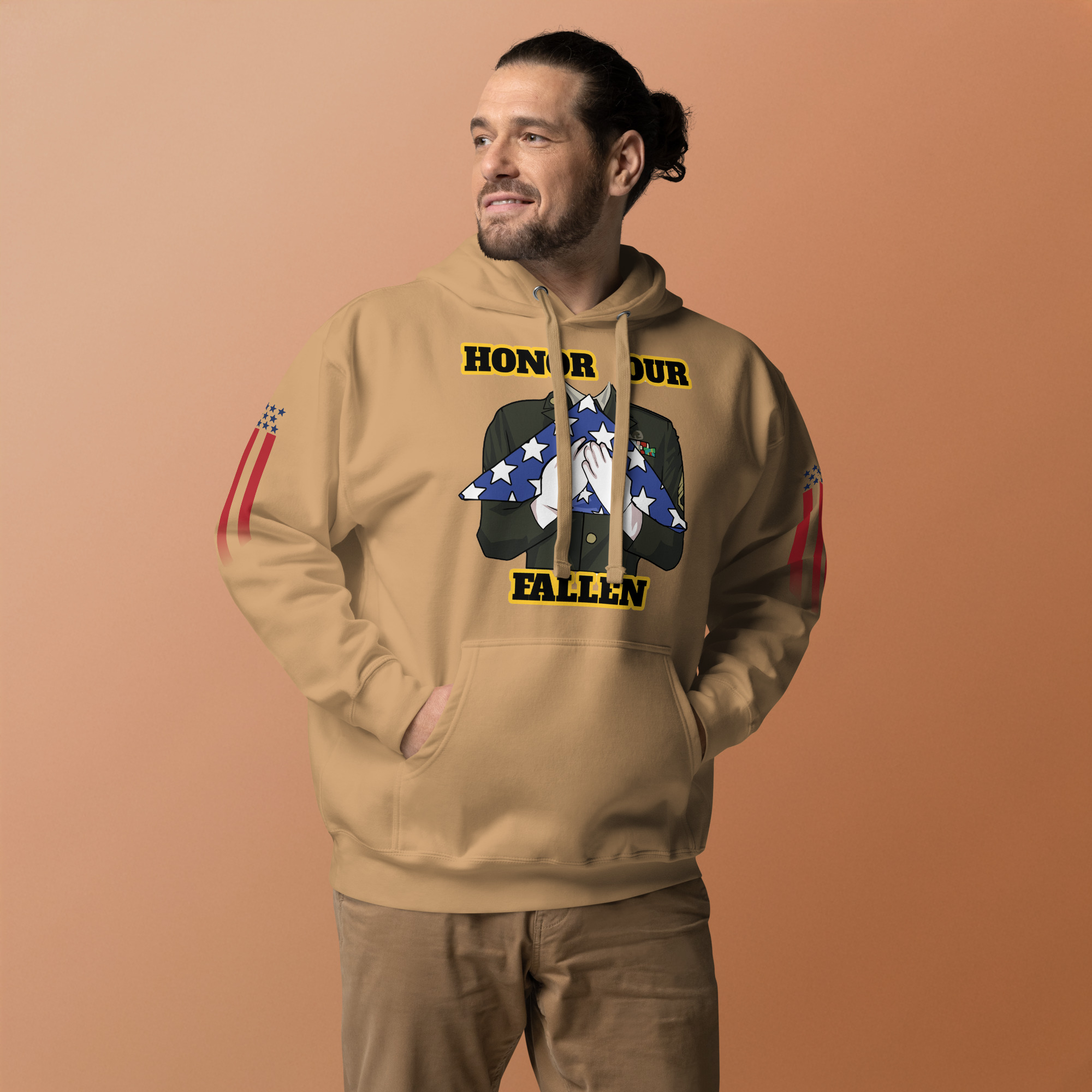 HONOR OUR FALLEN TOO SIKS Unisex Hoodie - Image 36
