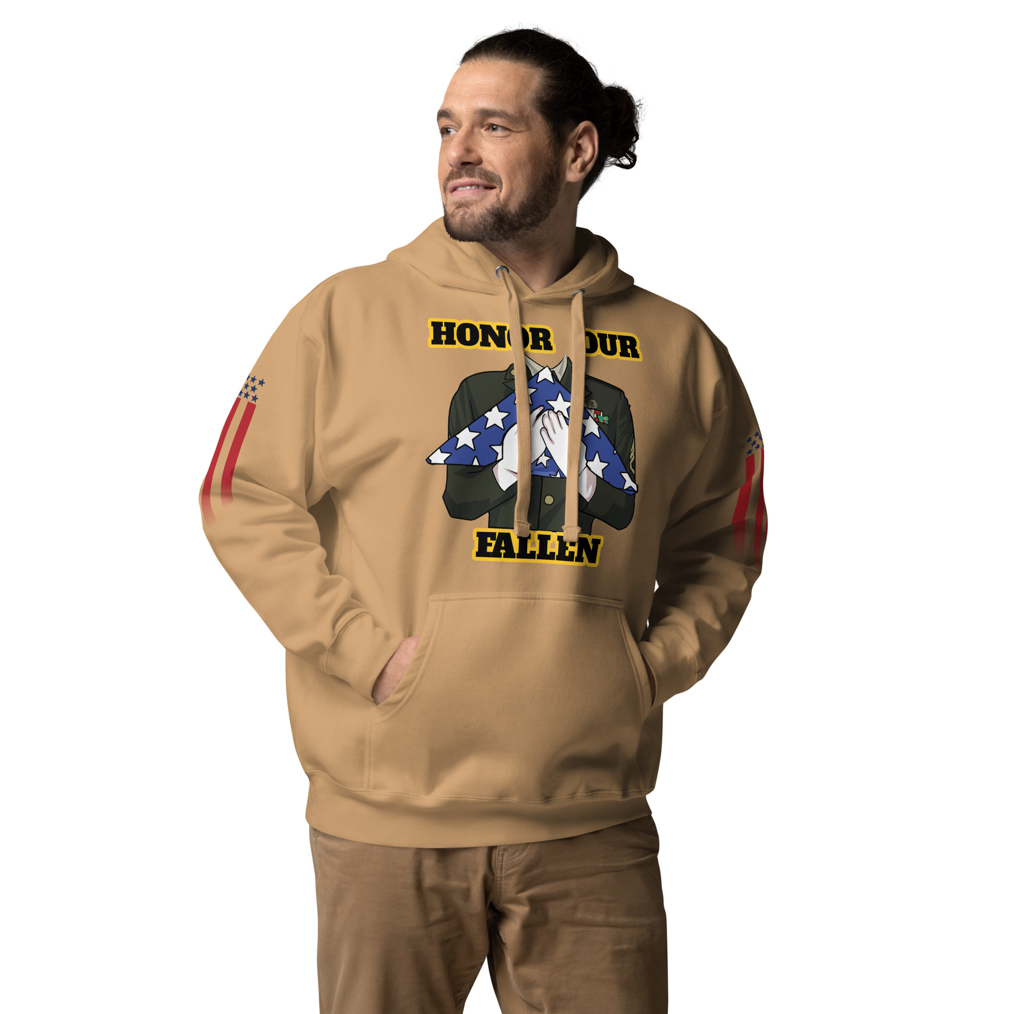 HONOR OUR FALLEN TOO SIKS Unisex Hoodie - Image 34