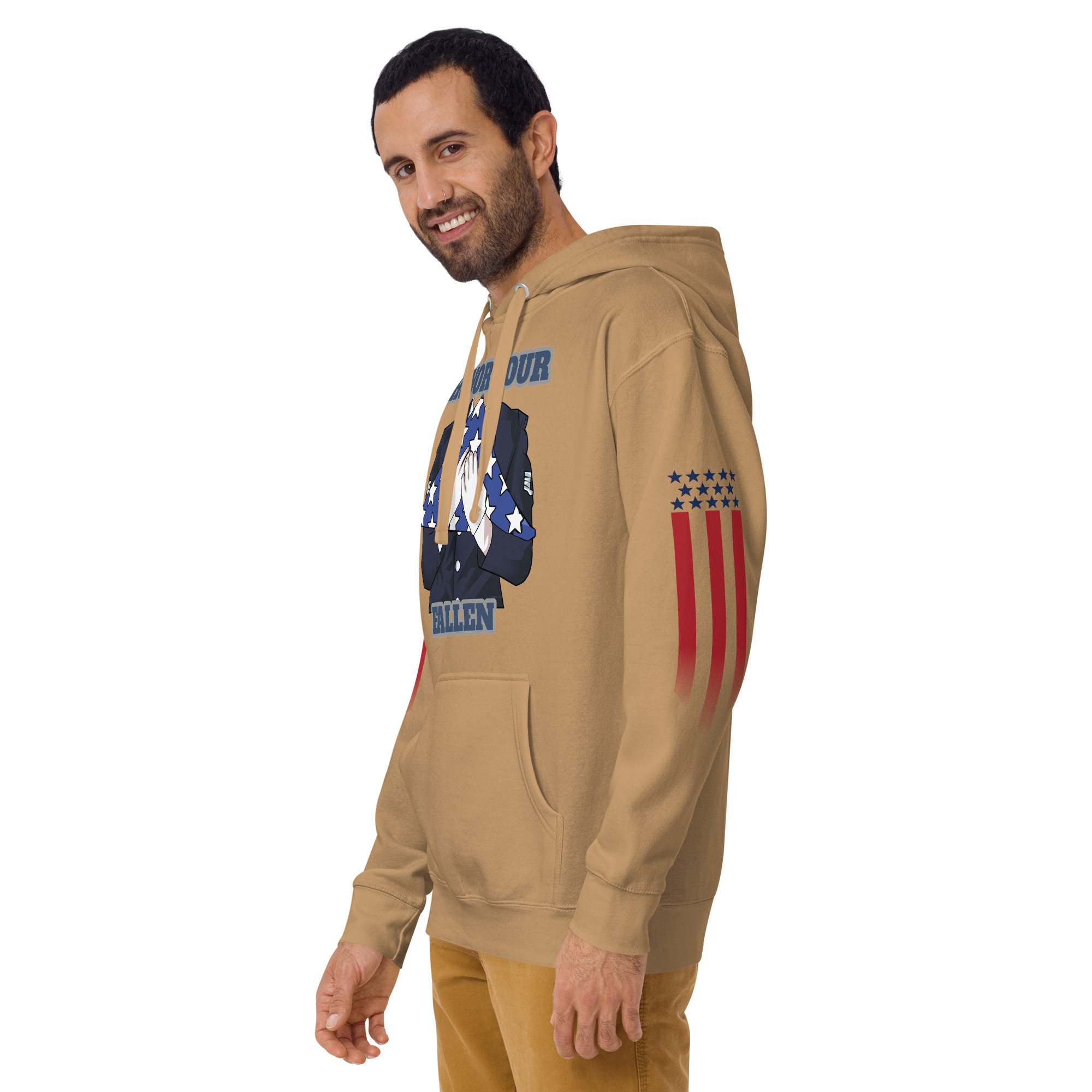 HONOR OUR FALLEN TOO SIKS Unisex Hoodie - Image 47