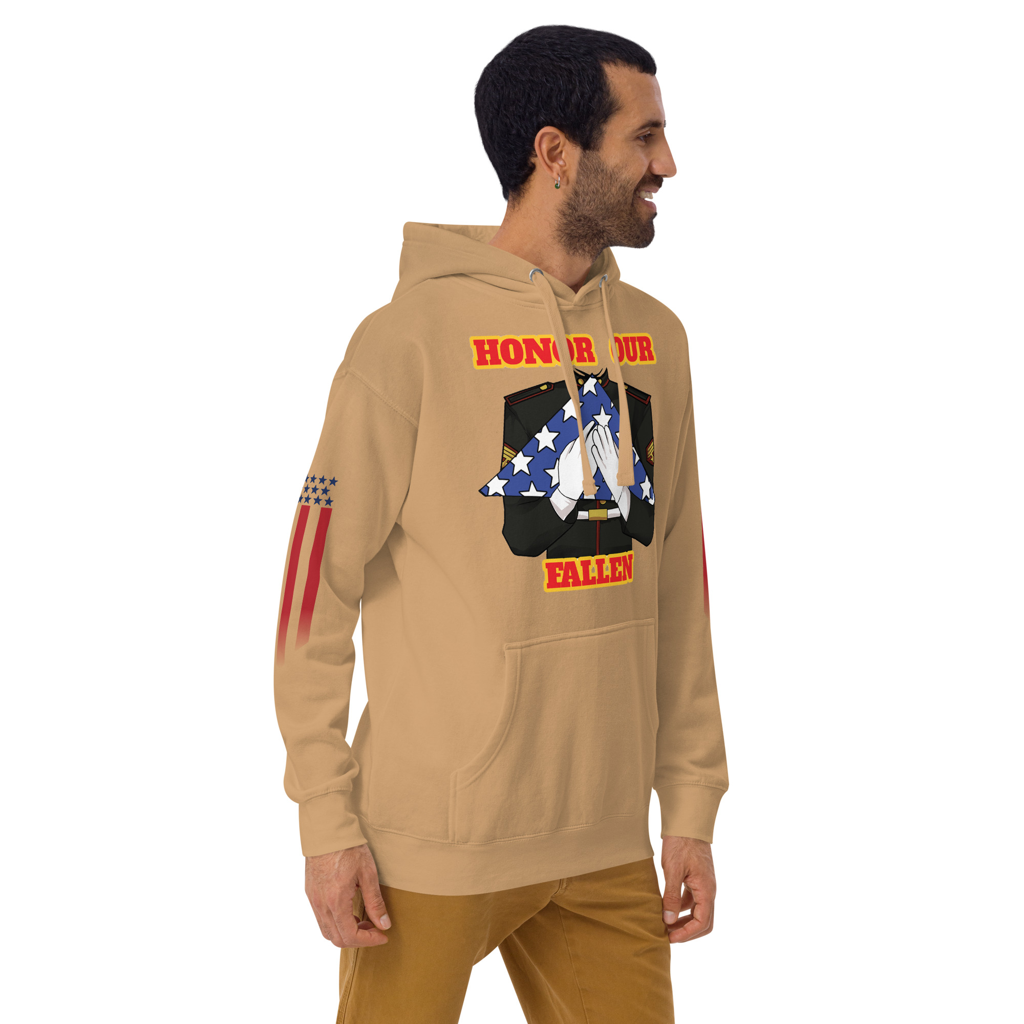 HONOR OUR FALLEN TOO SIKS Unisex Hoodie - Image 48