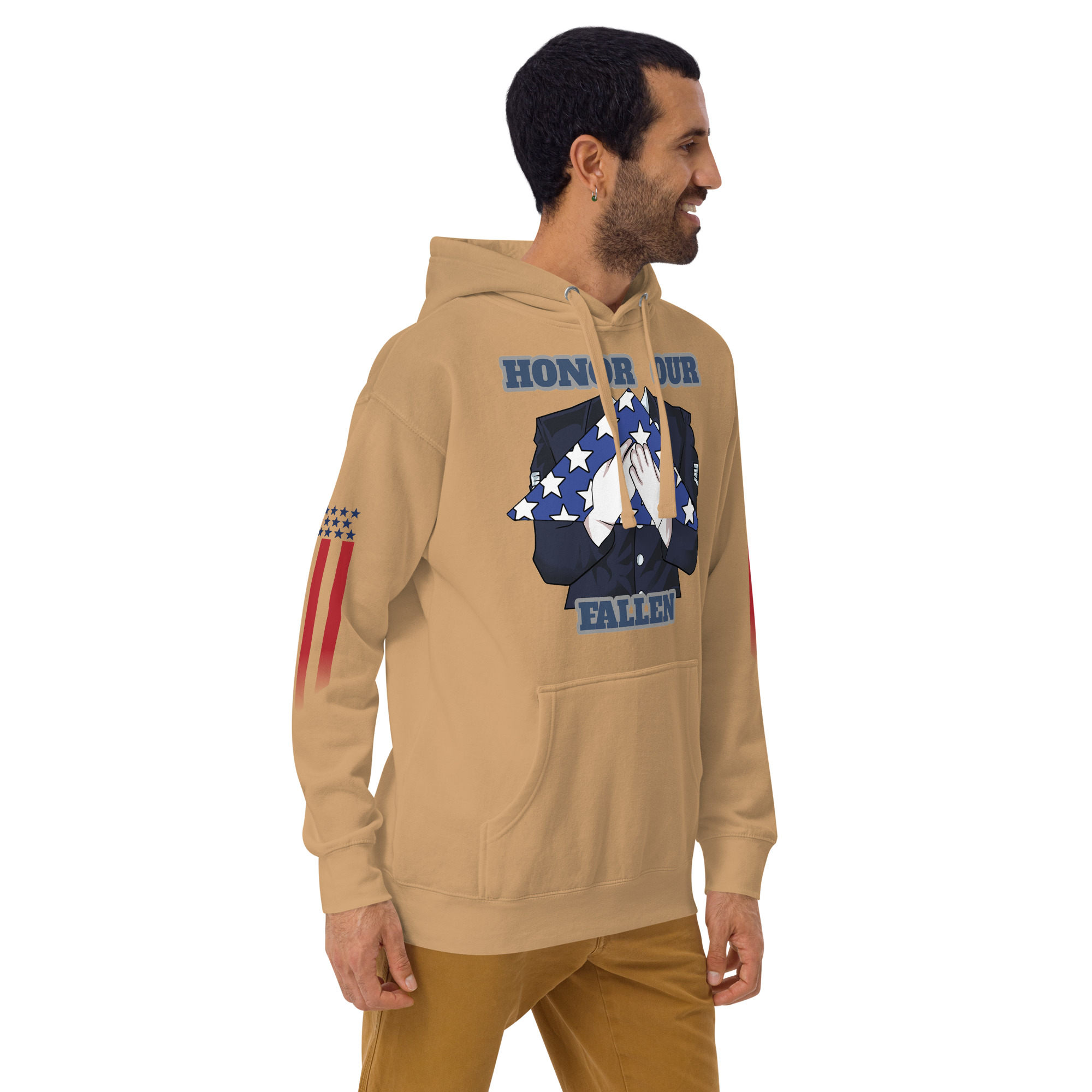 HONOR OUR FALLEN TOO SIKS Unisex Hoodie - Image 48