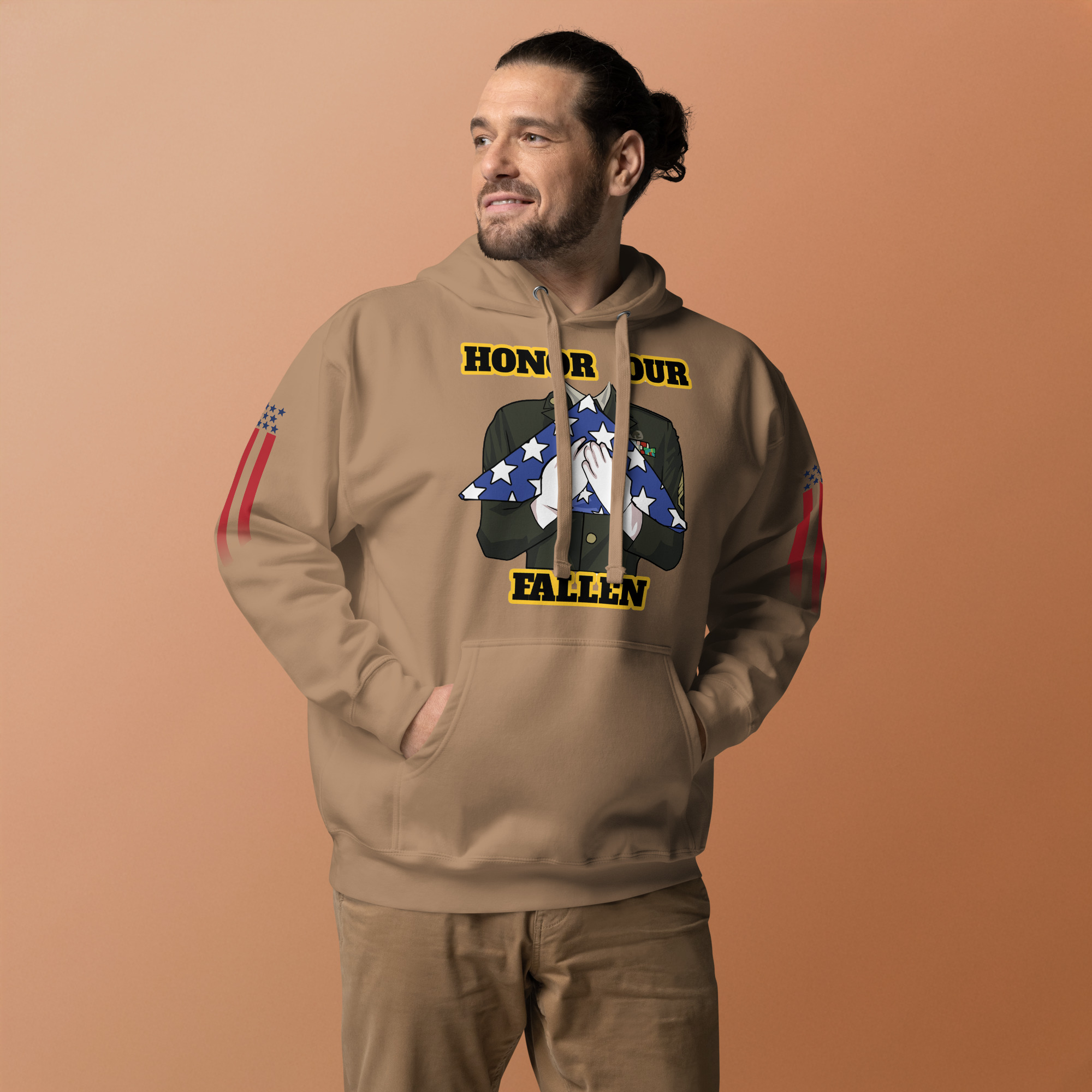 HONOR OUR FALLEN TOO SIKS Unisex Hoodie - Image 33
