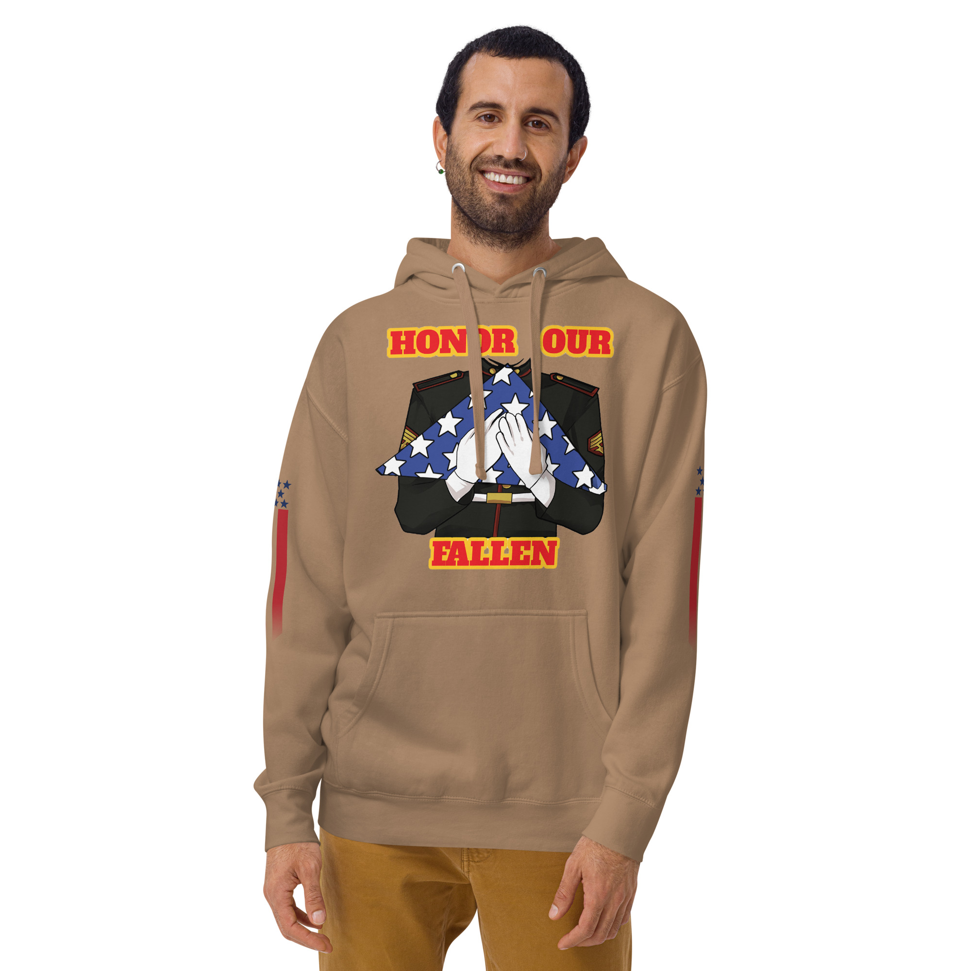 HONOR OUR FALLEN TOO SIKS Unisex Hoodie - Image 41