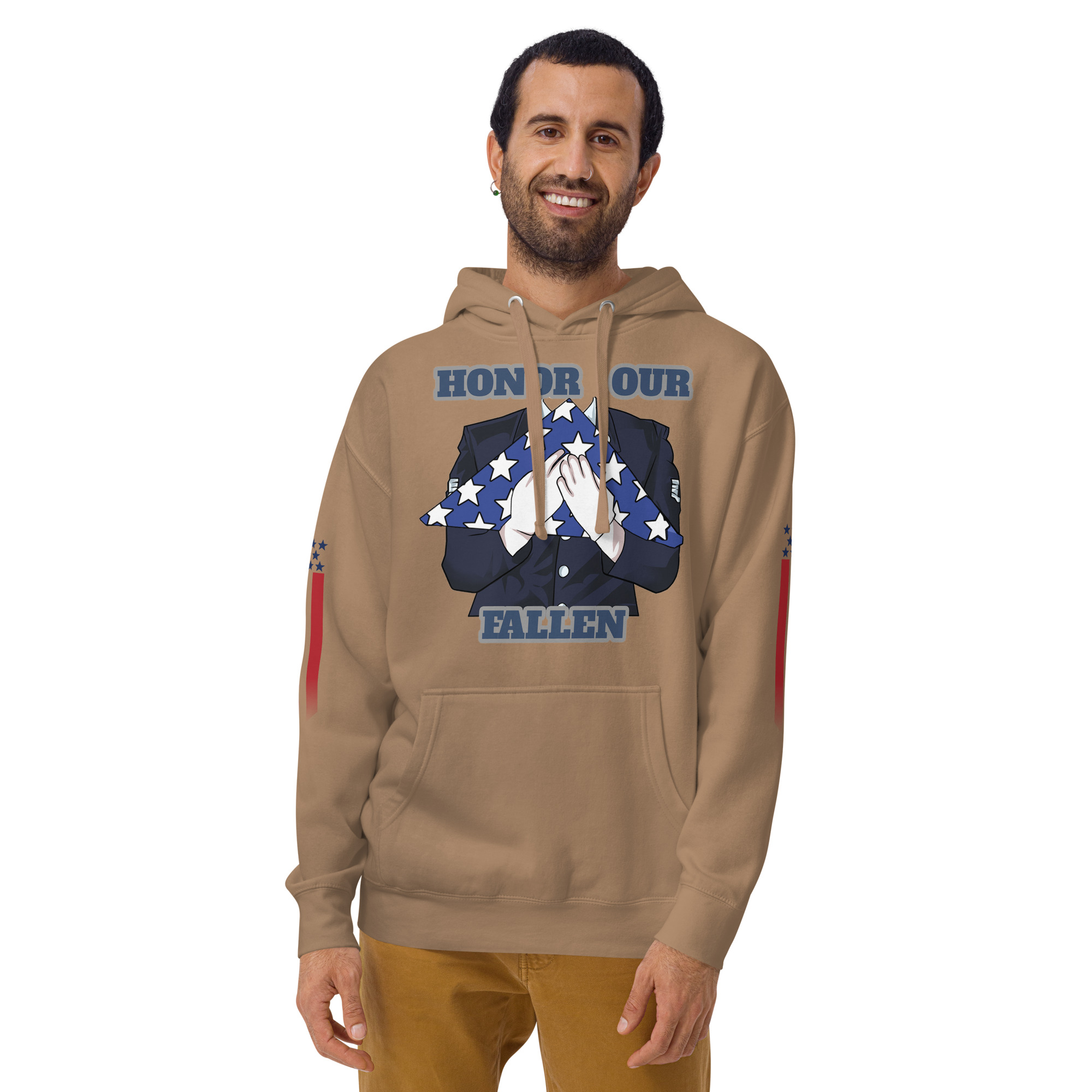 HONOR OUR FALLEN TOO SIKS Unisex Hoodie - Image 41