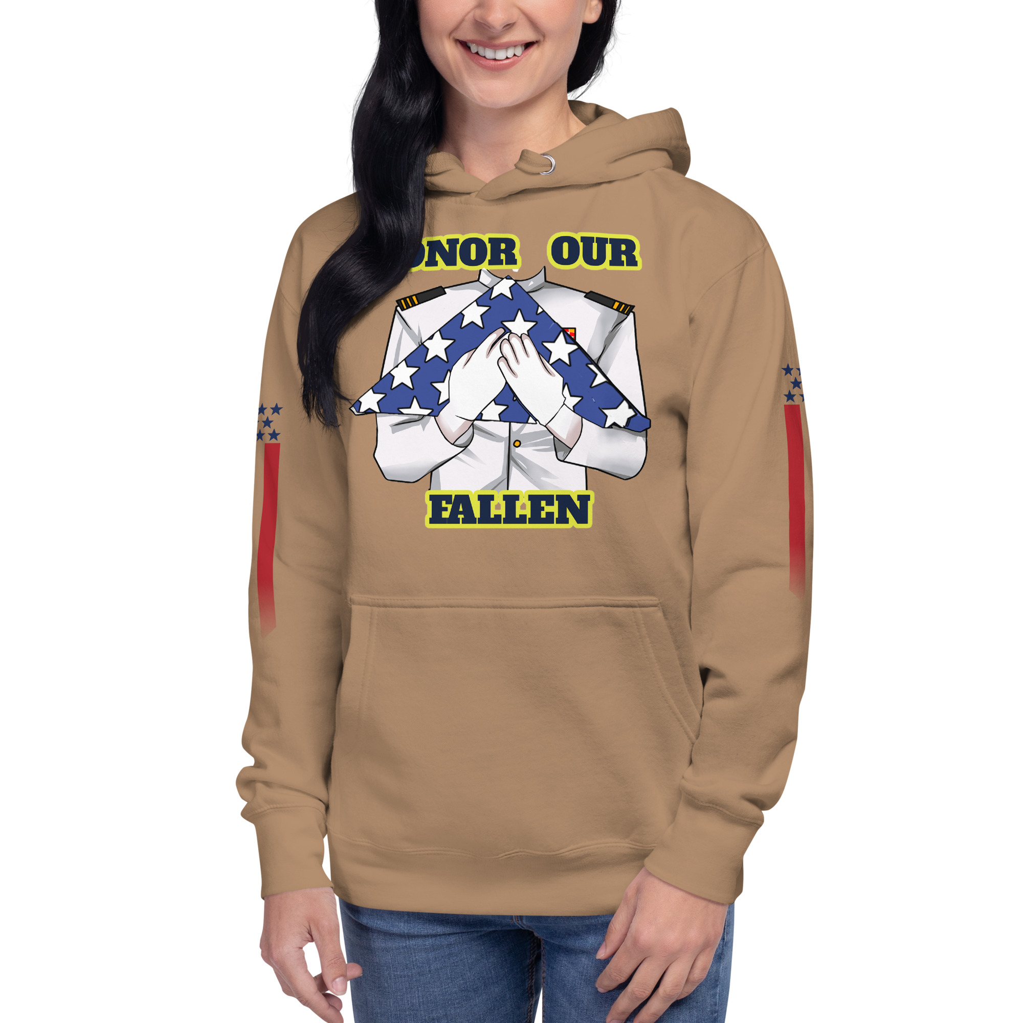 HONOR OUR FALLEN TOO SIKS Unisex Hoodie - Image 61