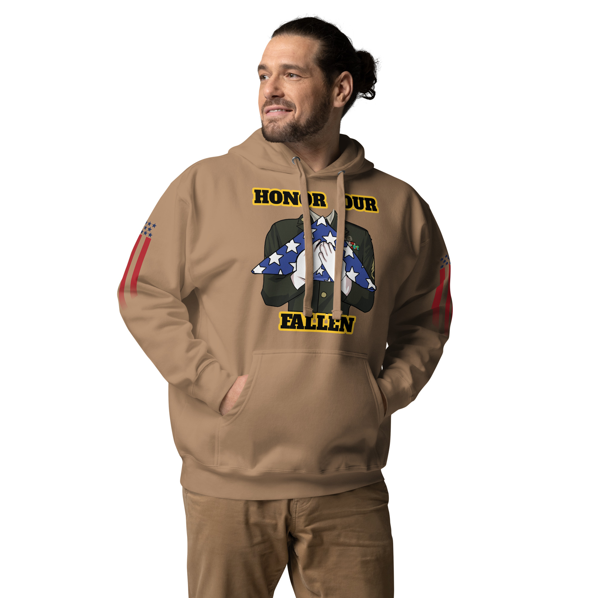 HONOR OUR FALLEN TOO SIKS Unisex Hoodie - Image 31