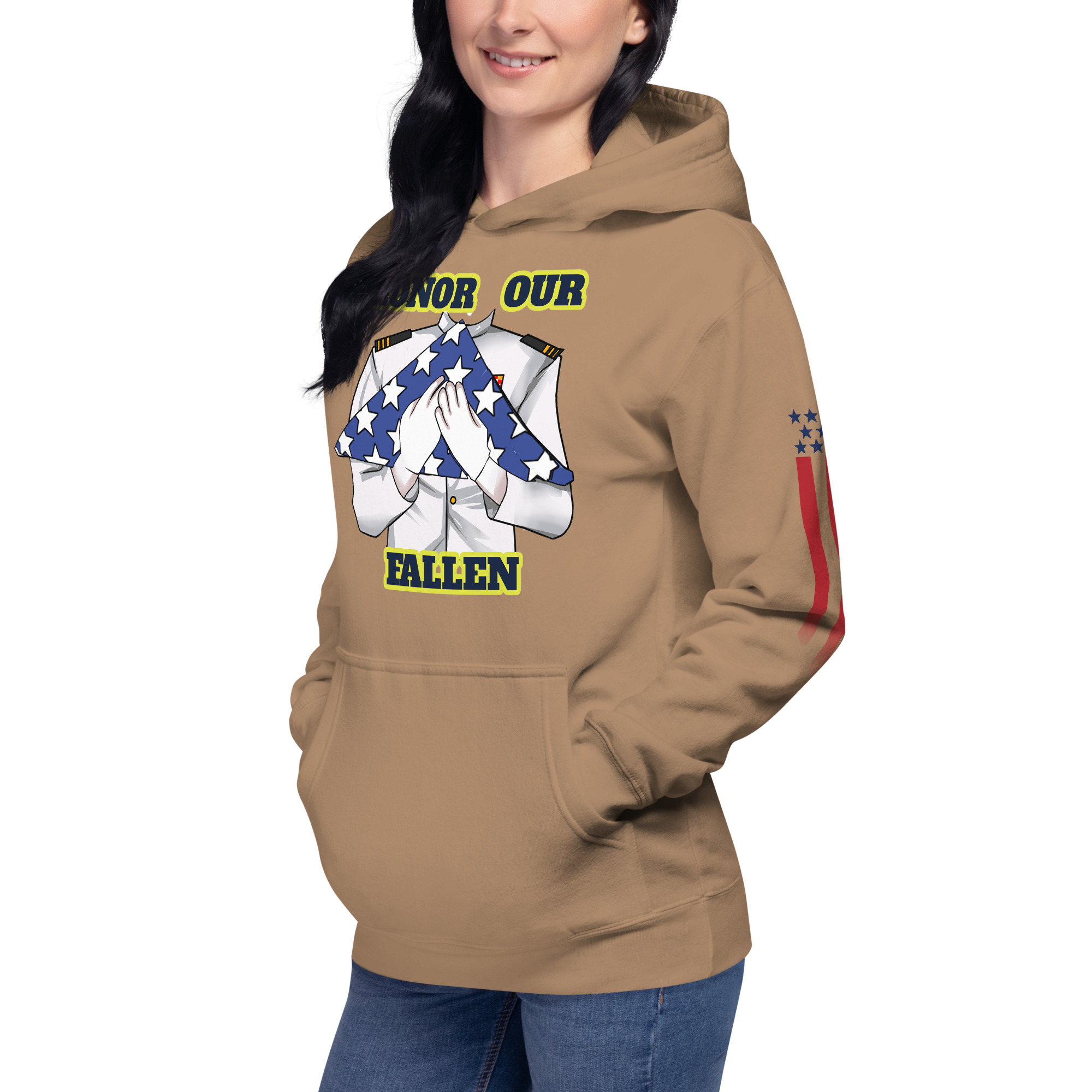 HONOR OUR FALLEN TOO SIKS Unisex Hoodie - Image 63