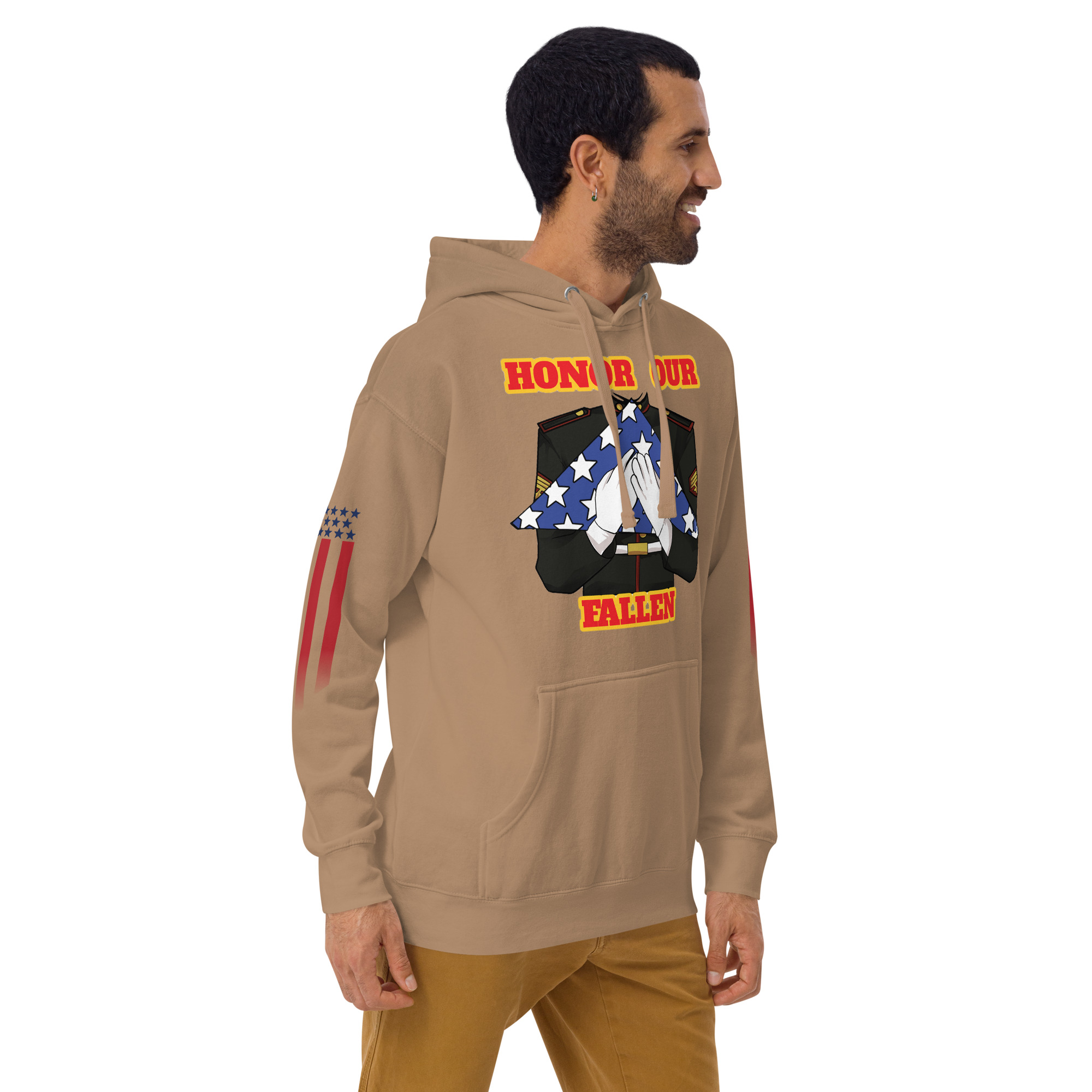 HONOR OUR FALLEN TOO SIKS Unisex Hoodie - Image 43