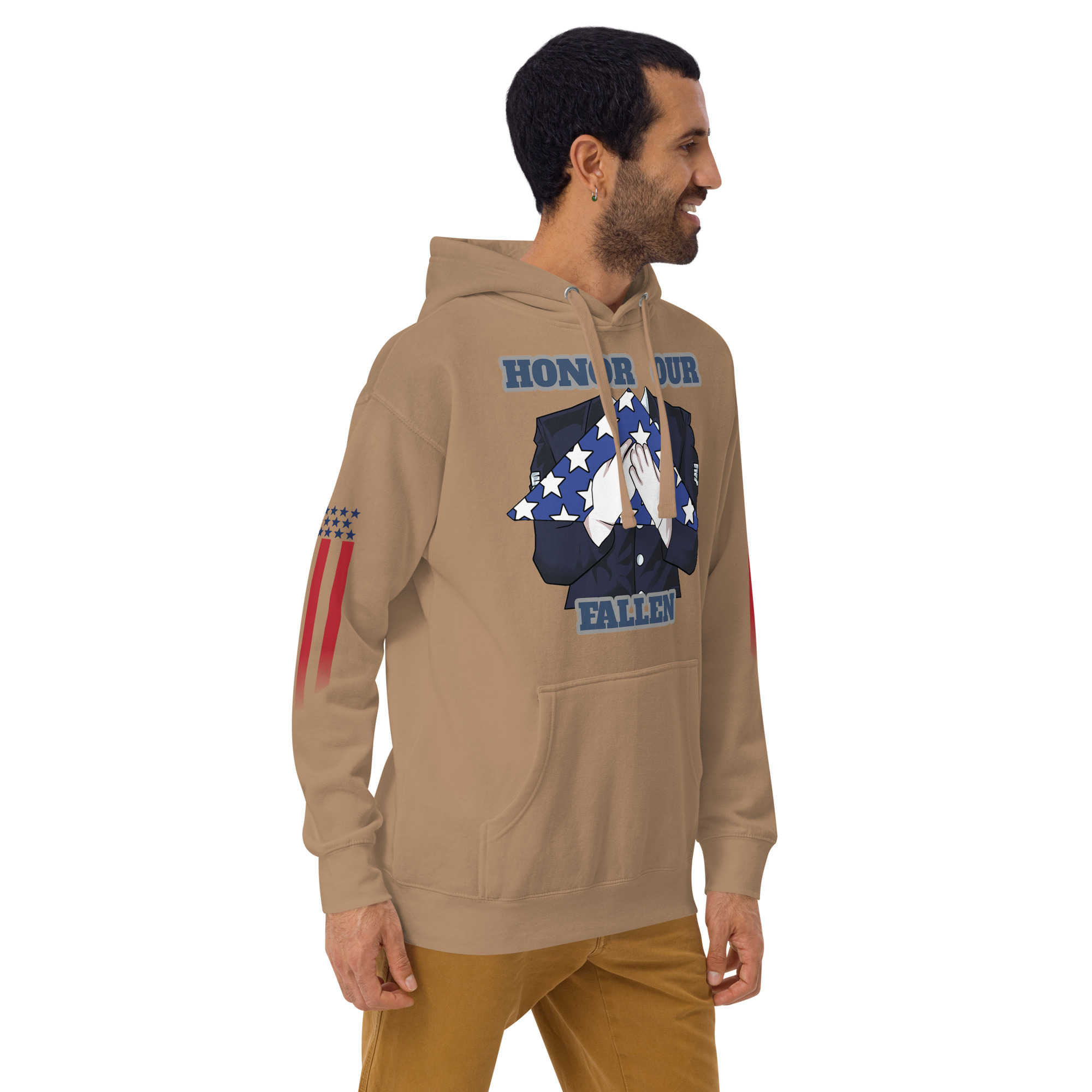 HONOR OUR FALLEN TOO SIKS Unisex Hoodie - Image 43