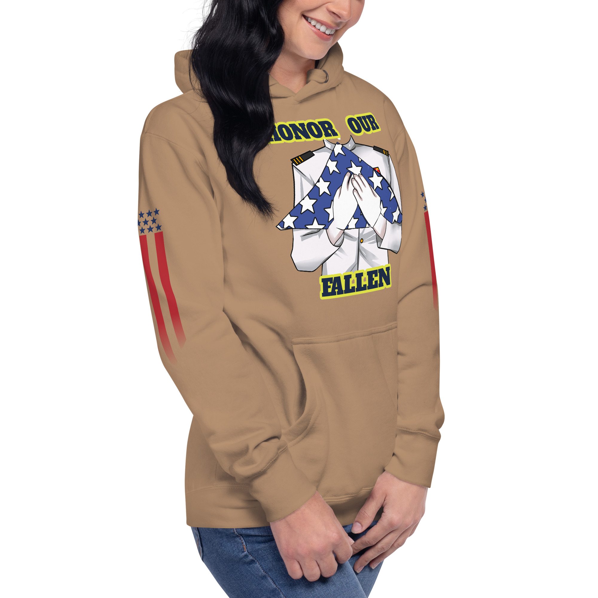 HONOR OUR FALLEN TOO SIKS Unisex Hoodie - Image 65