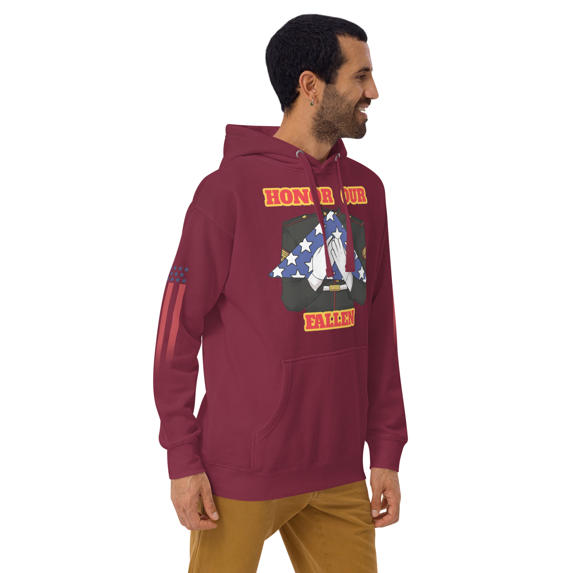 HONOR OUR FALLEN TOO SIKS Unisex Hoodie - Image 12