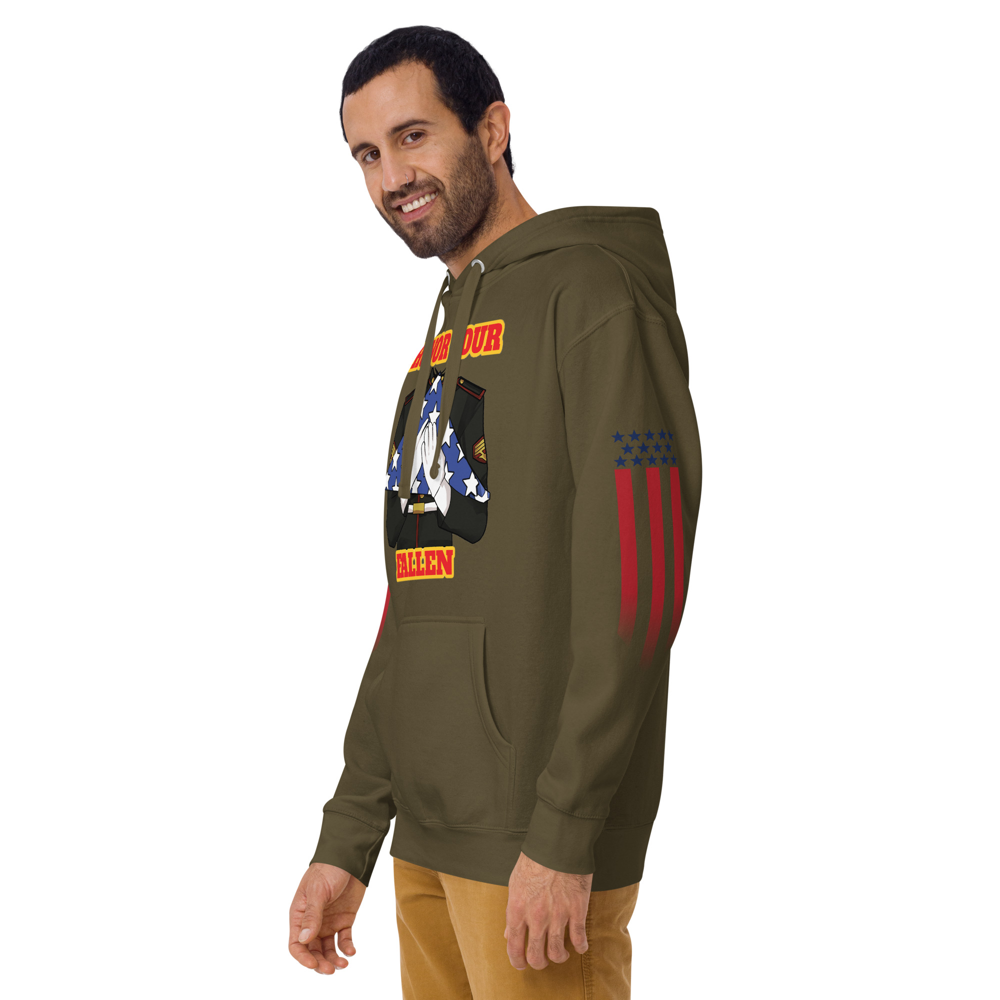 HONOR OUR FALLEN TOO SIKS Unisex Hoodie - Image 31