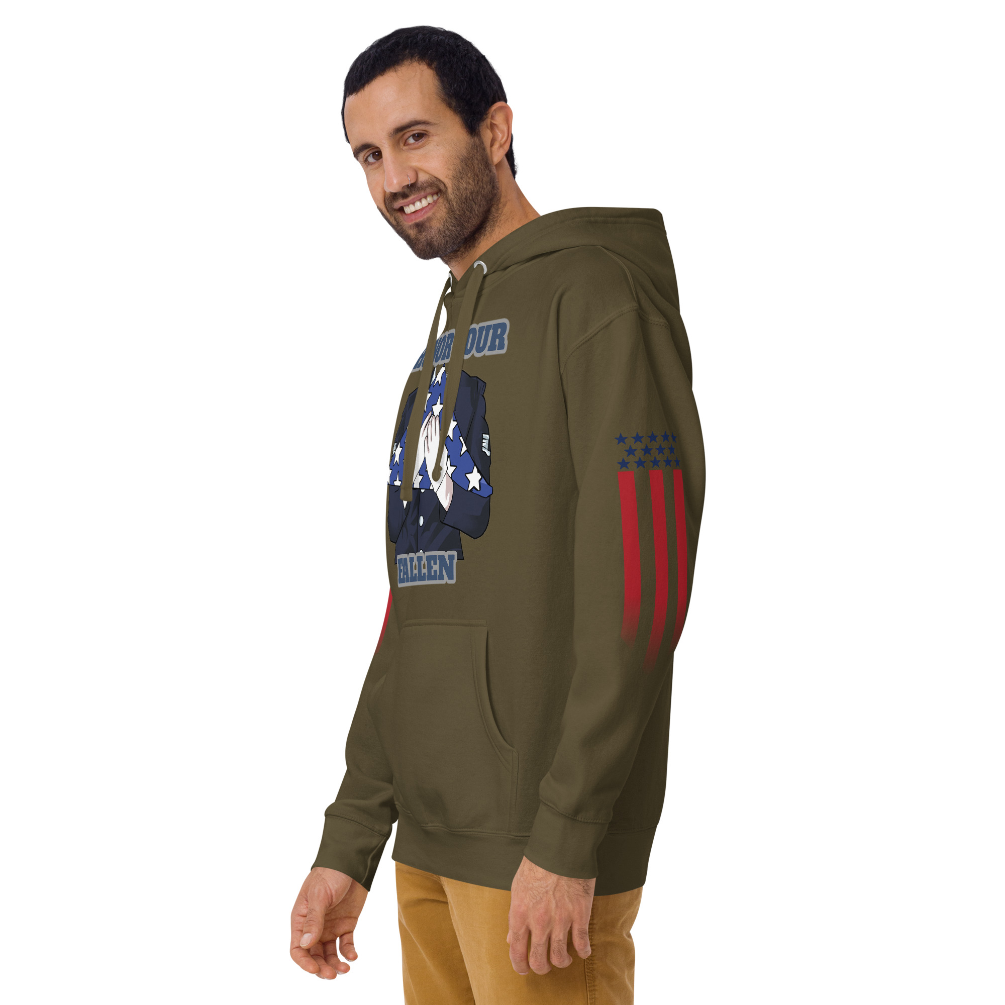 HONOR OUR FALLEN TOO SIKS Unisex Hoodie - Image 31