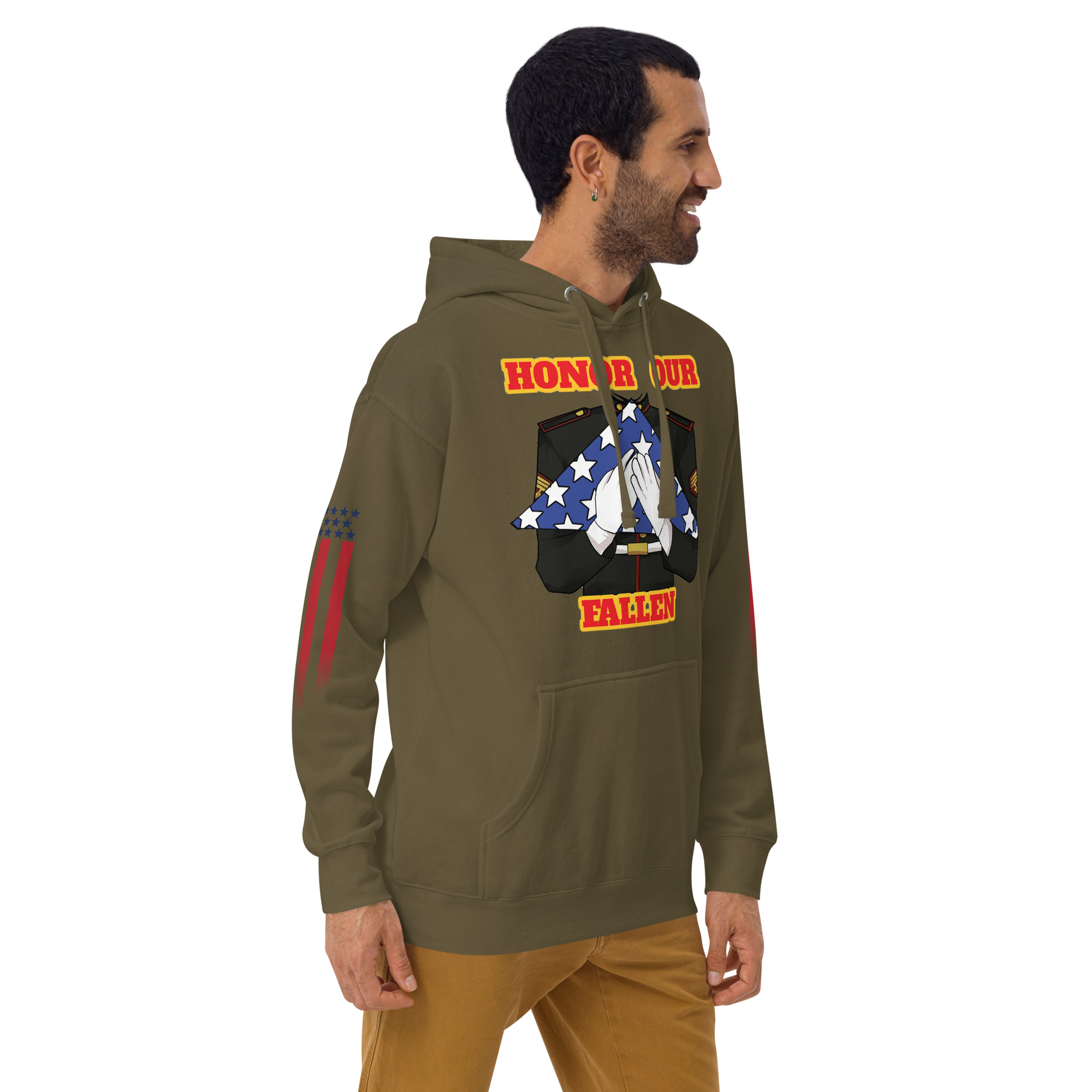HONOR OUR FALLEN TOO SIKS Unisex Hoodie - Image 32