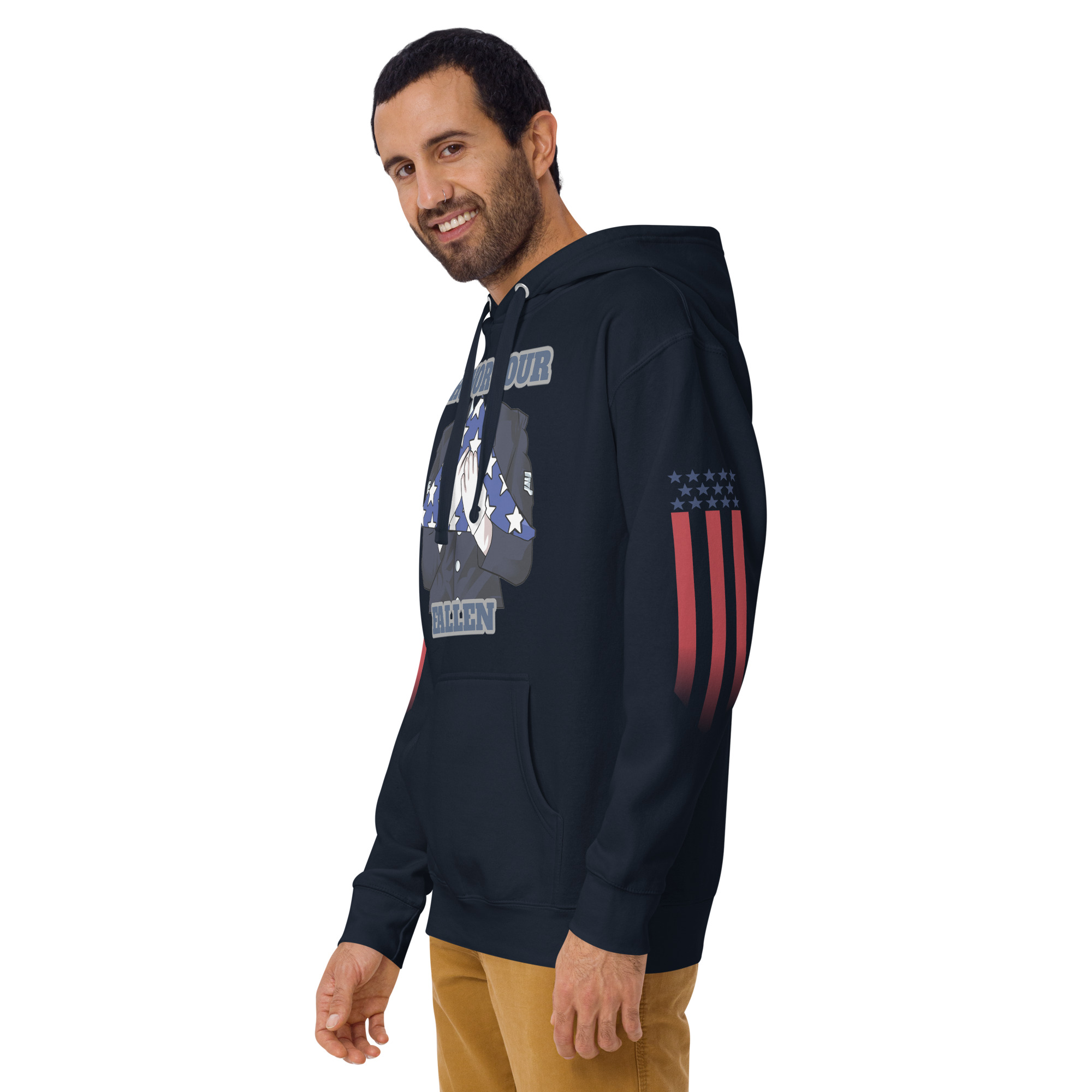 HONOR OUR FALLEN TOO SIKS Unisex Hoodie - Image 7