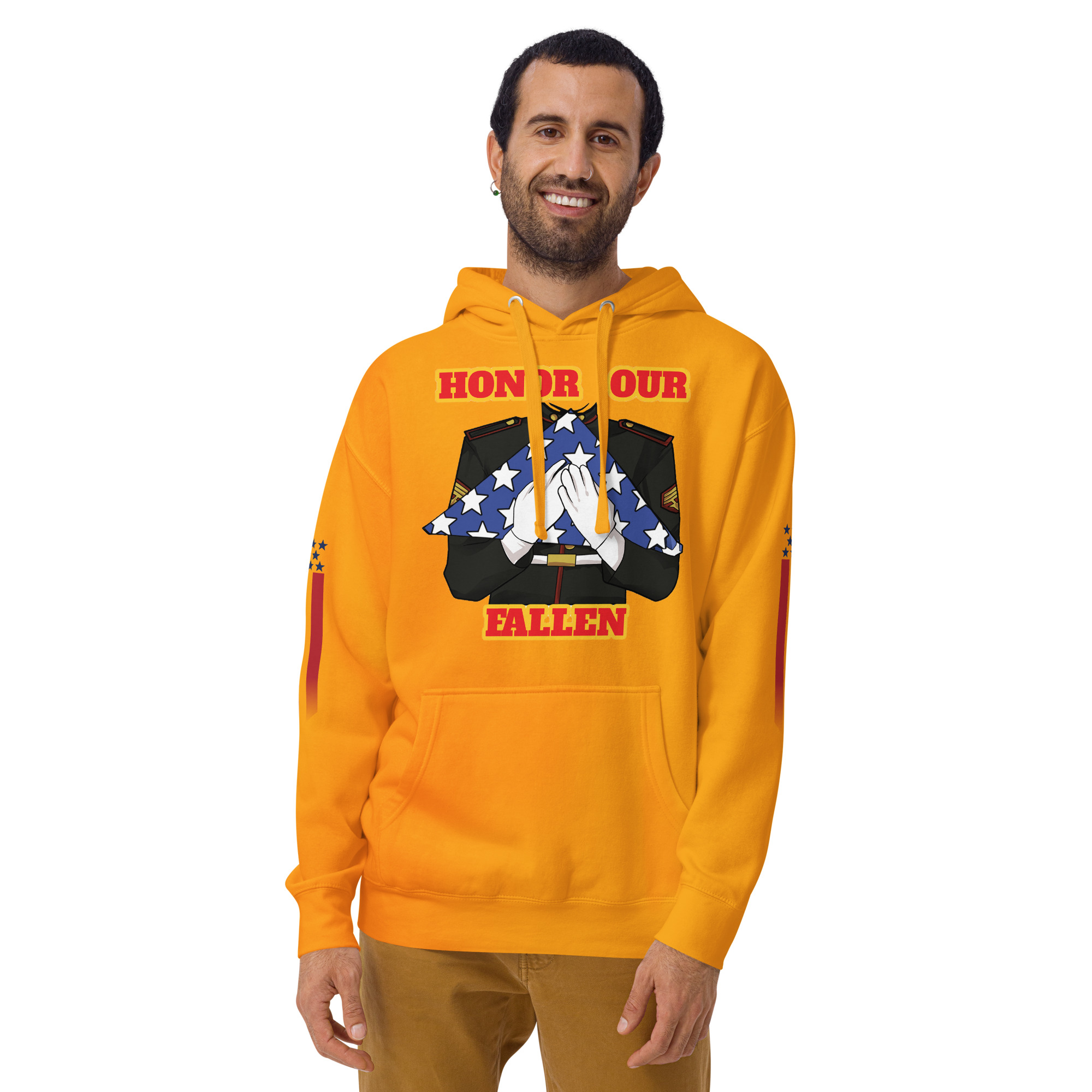 HONOR OUR FALLEN TOO SIKS Unisex Hoodie - Image 49