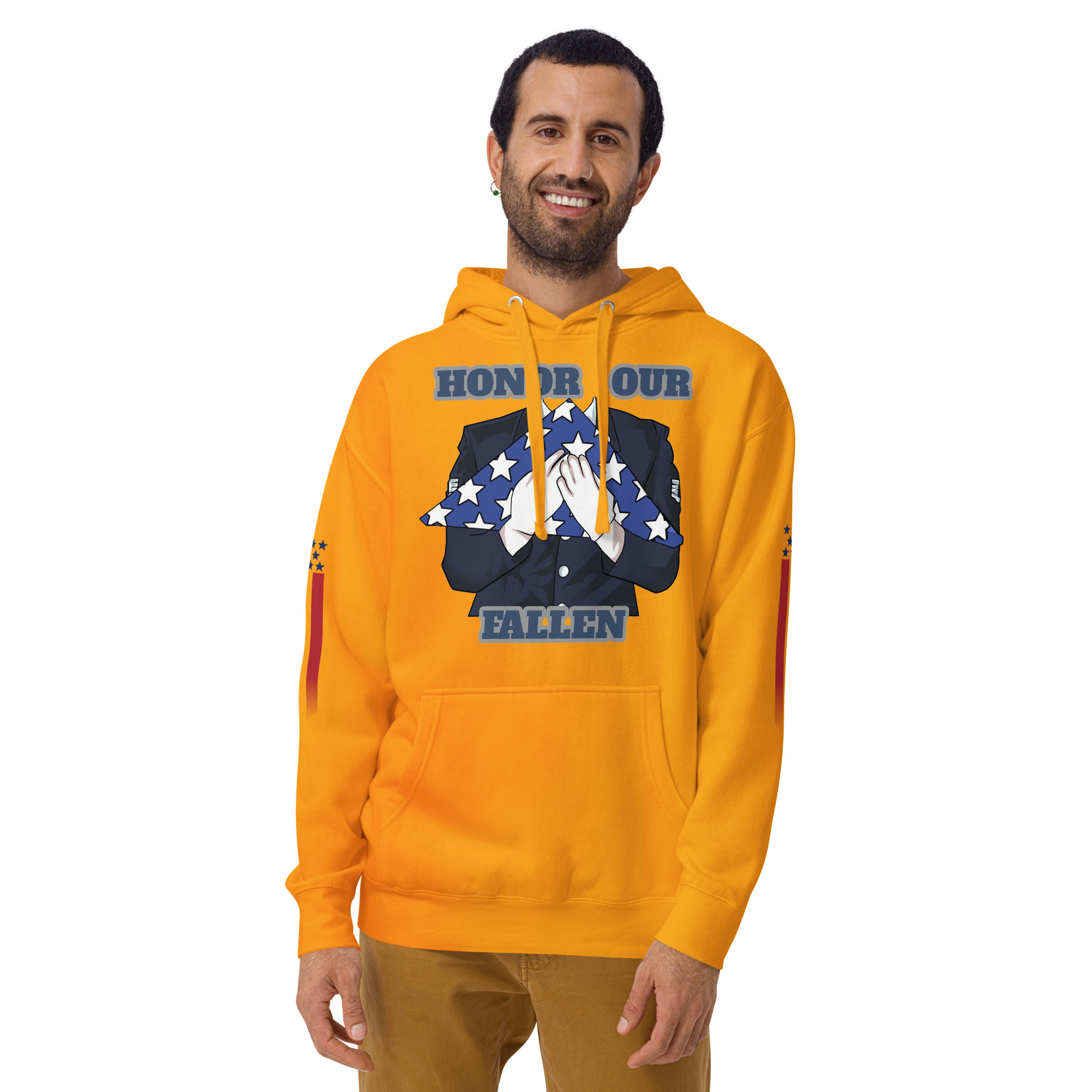 HONOR OUR FALLEN TOO SIKS Unisex Hoodie - Image 49