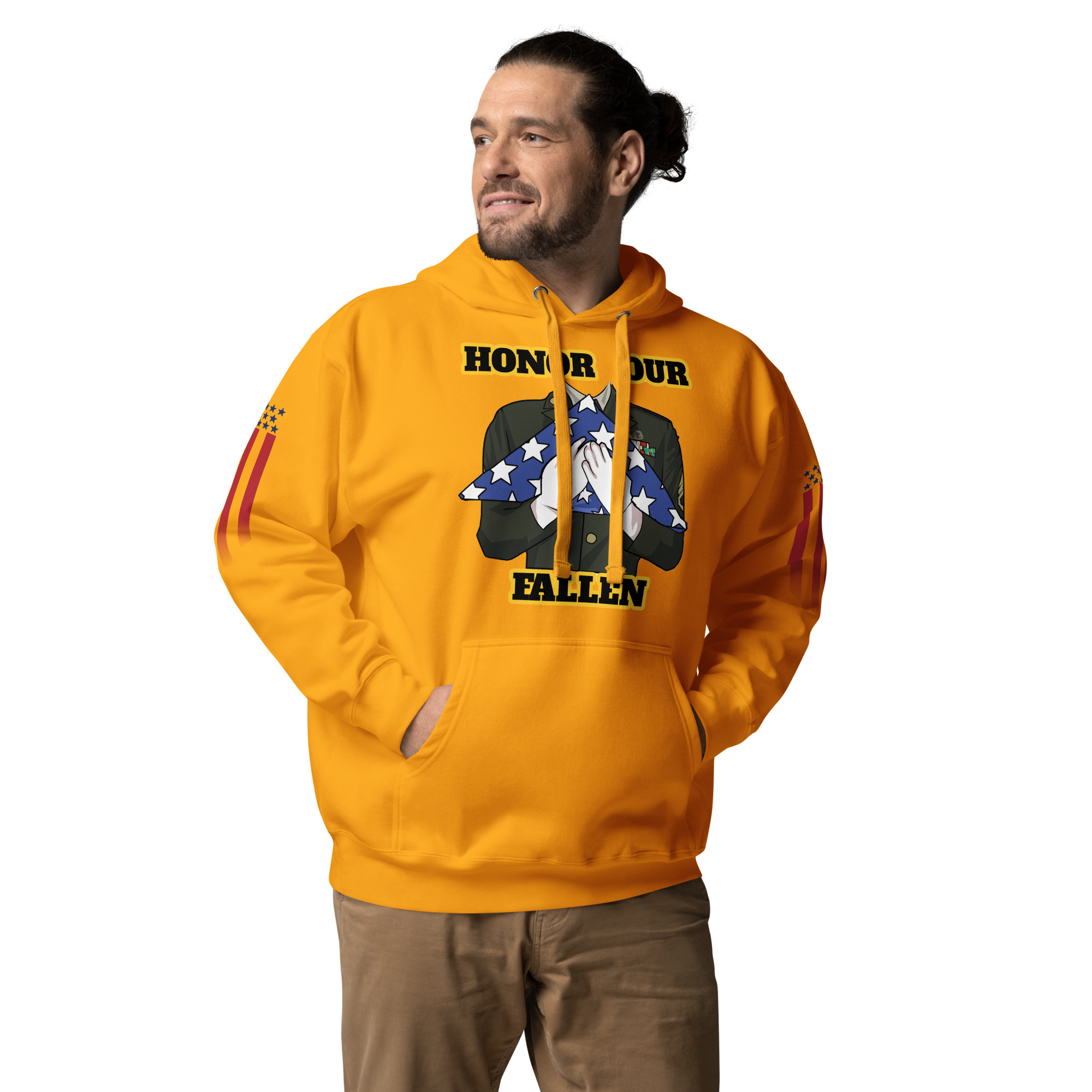 HONOR OUR FALLEN TOO SIKS Unisex Hoodie - Image 37