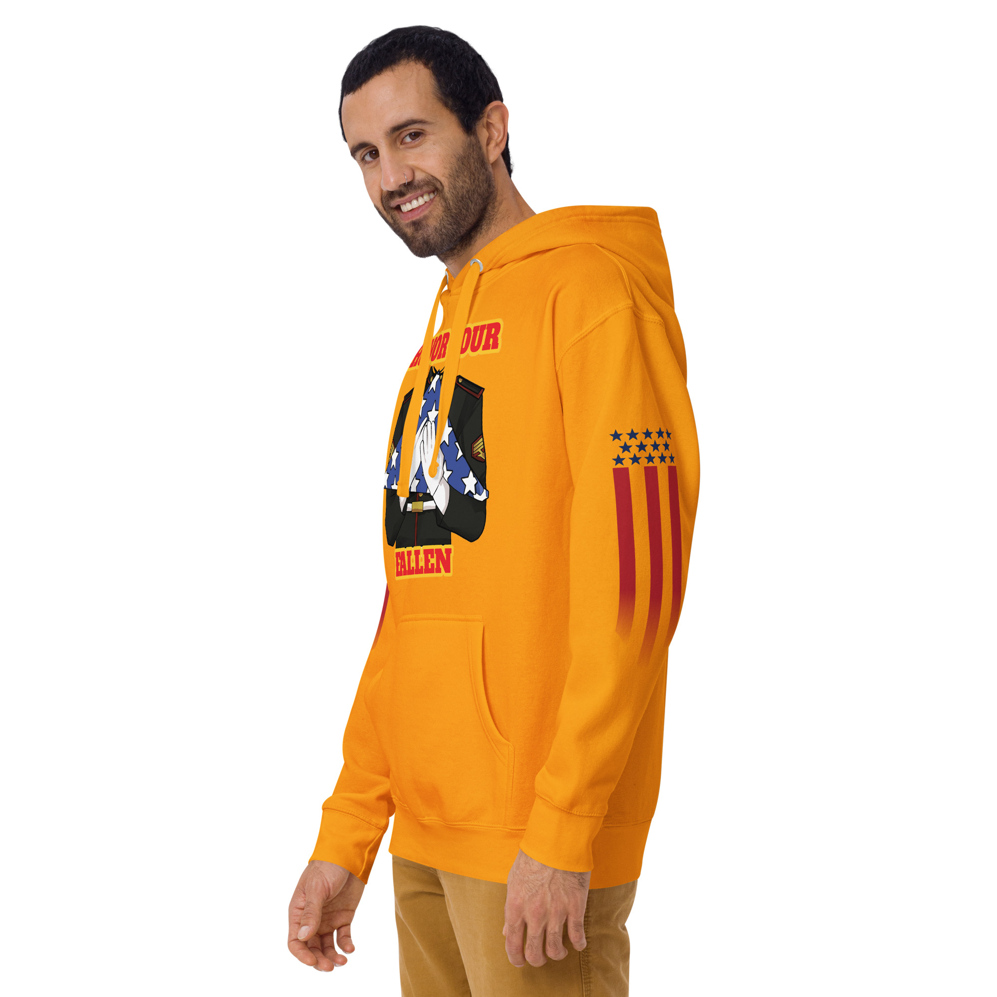 HONOR OUR FALLEN TOO SIKS Unisex Hoodie - Image 50
