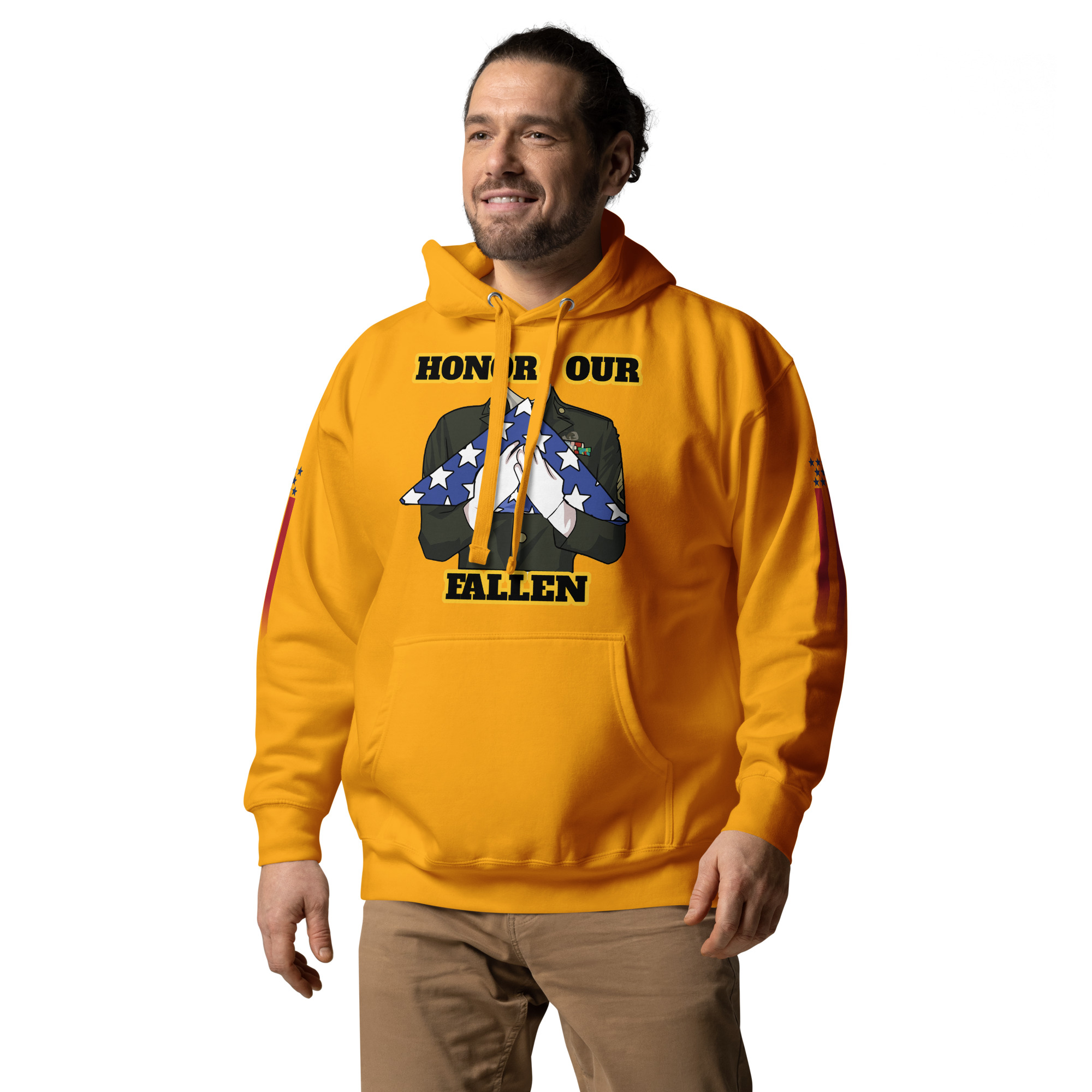 HONOR OUR FALLEN TOO SIKS Unisex Hoodie - Image 38