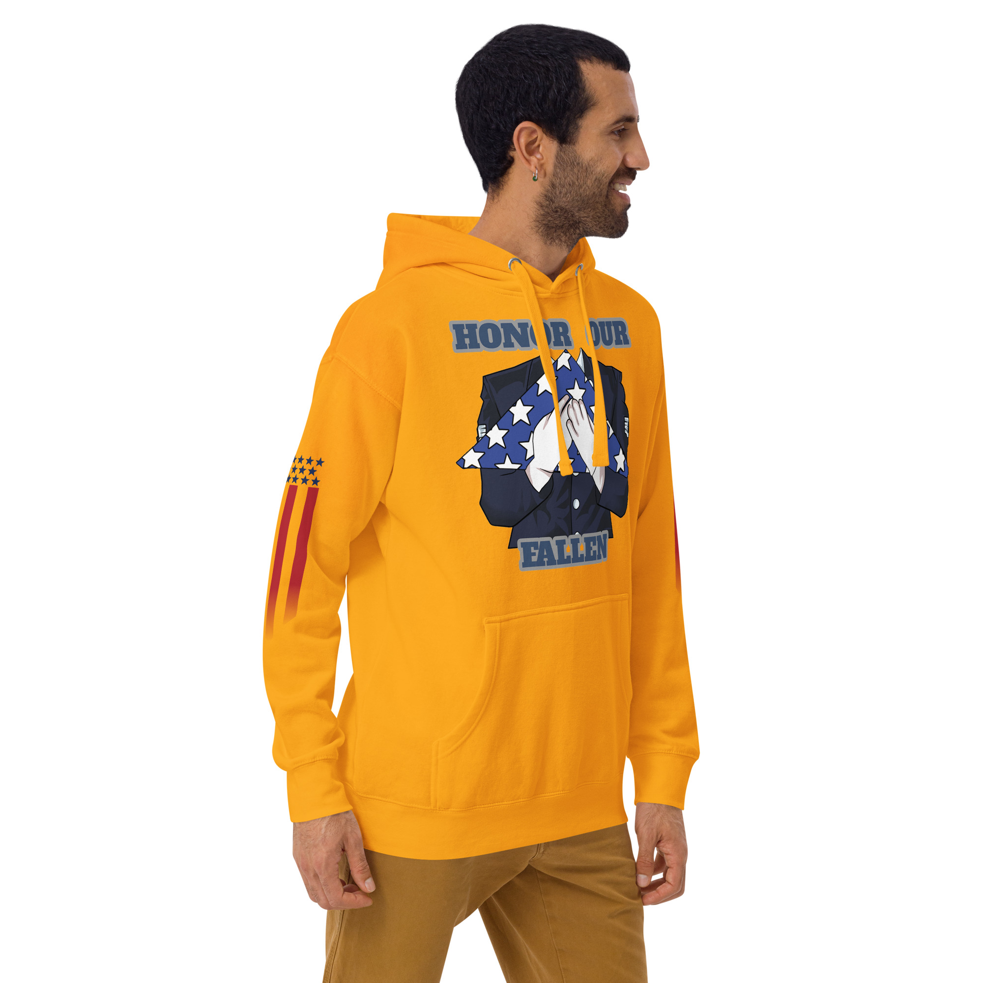 HONOR OUR FALLEN TOO SIKS Unisex Hoodie - Image 51