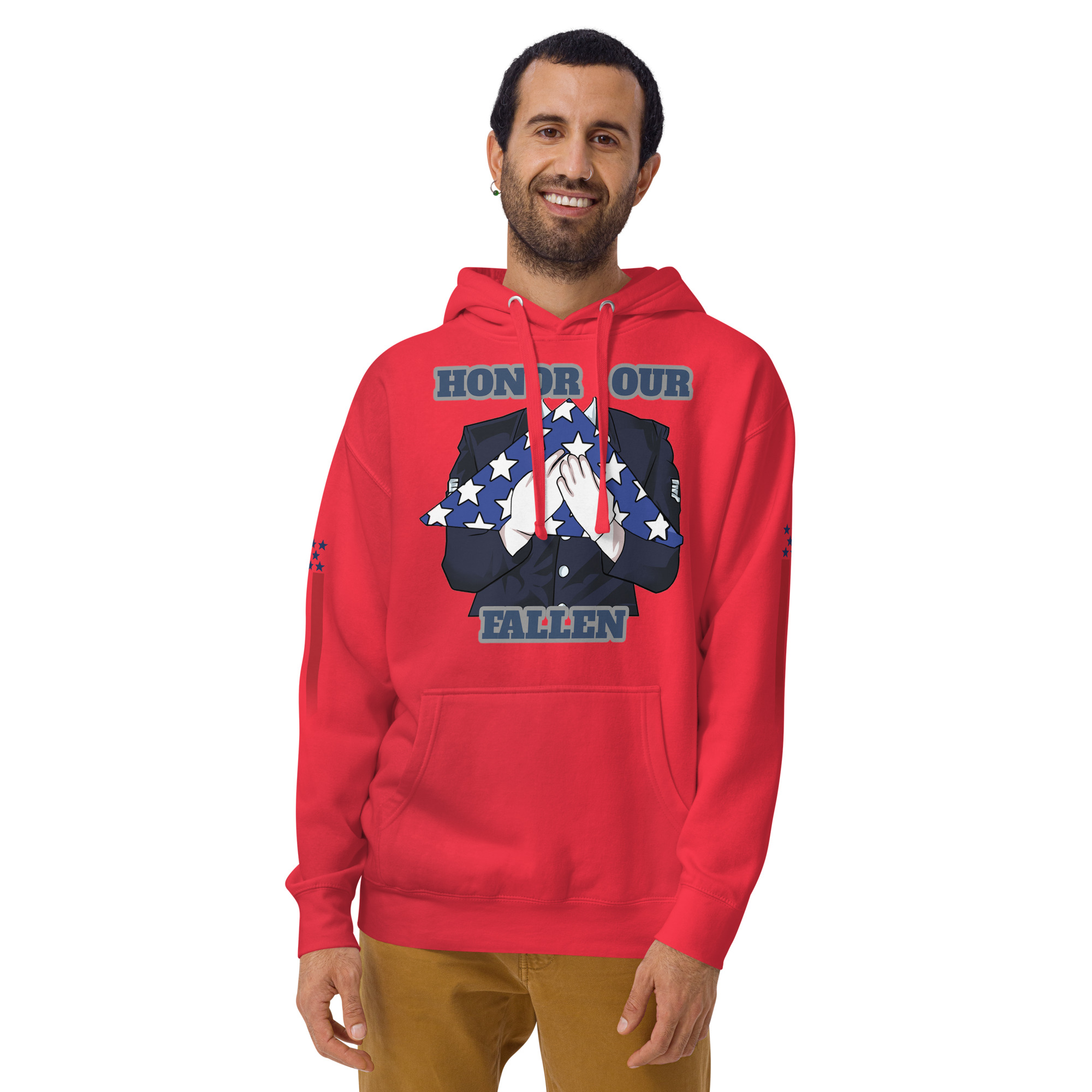 HONOR OUR FALLEN TOO SIKS Unisex Hoodie - Image 33