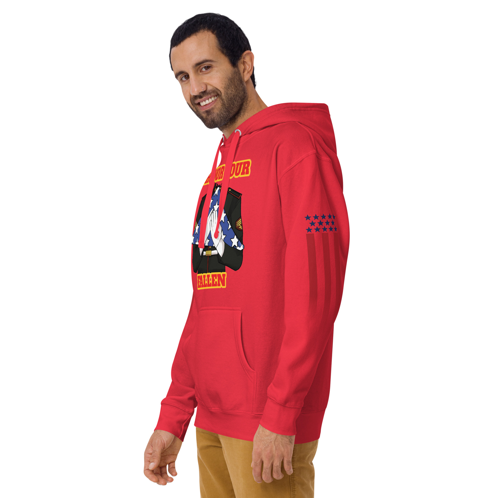 HONOR OUR FALLEN TOO SIKS Unisex Hoodie - Image 34