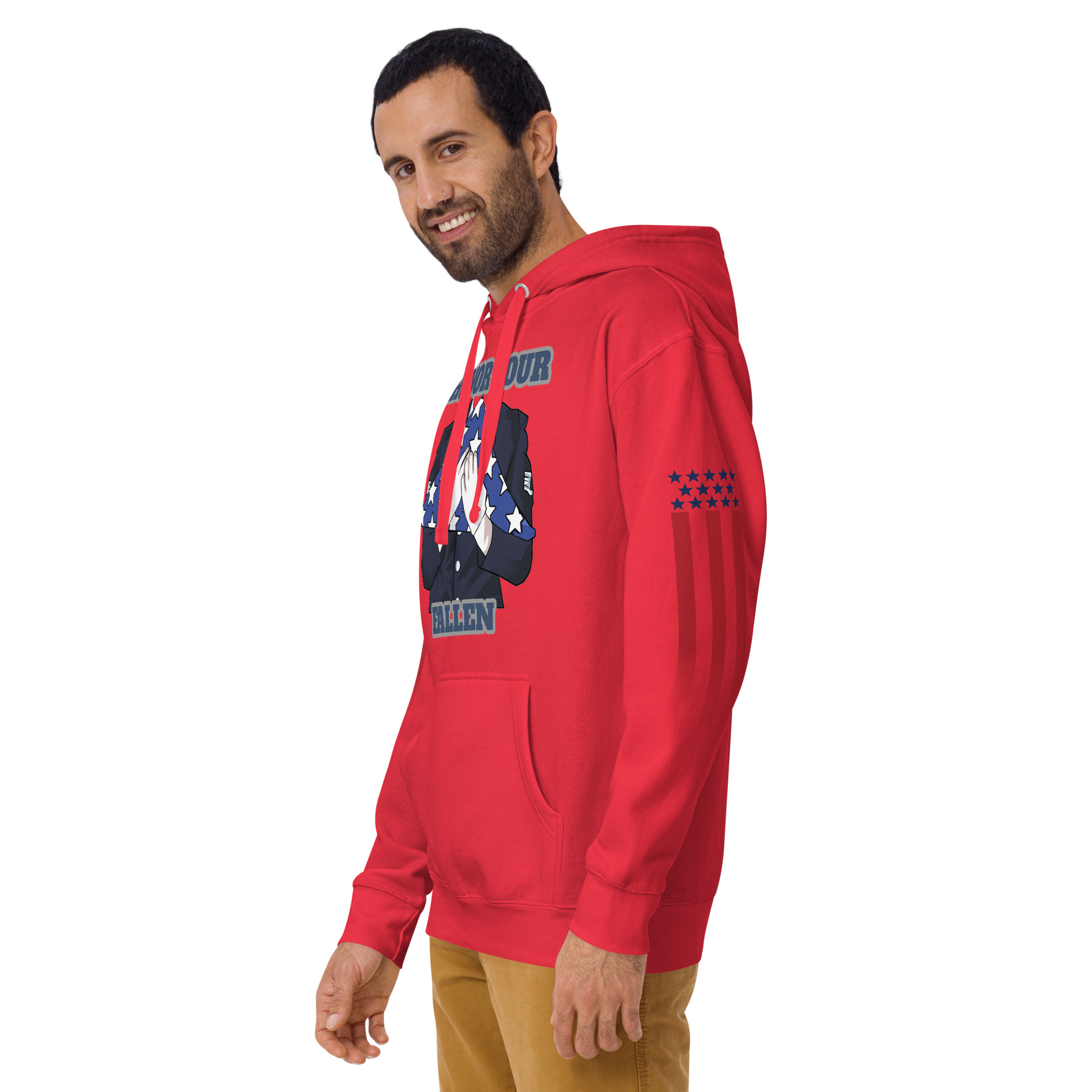 HONOR OUR FALLEN TOO SIKS Unisex Hoodie - Image 34