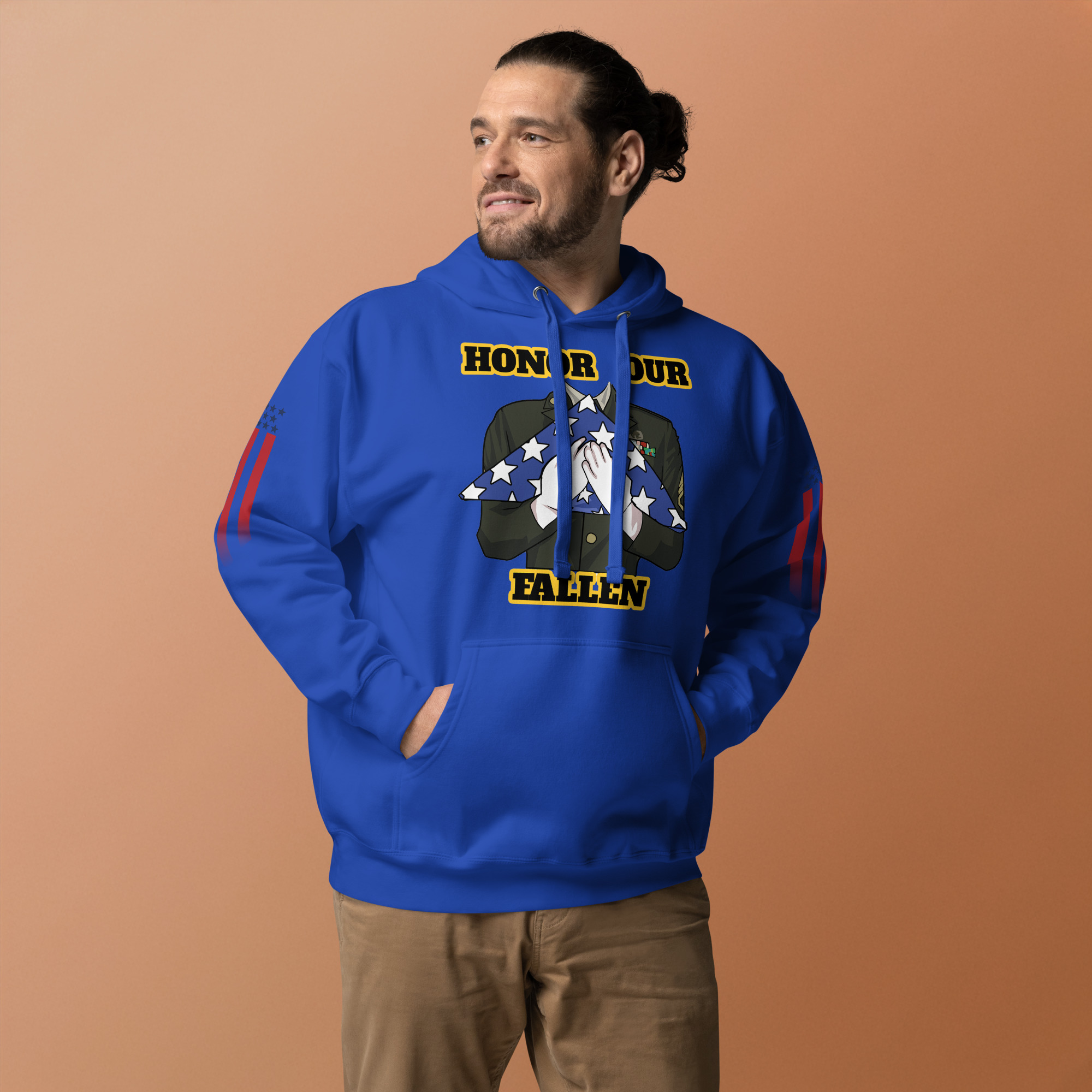 HONOR OUR FALLEN TOO SIKS Unisex Hoodie - Image 18