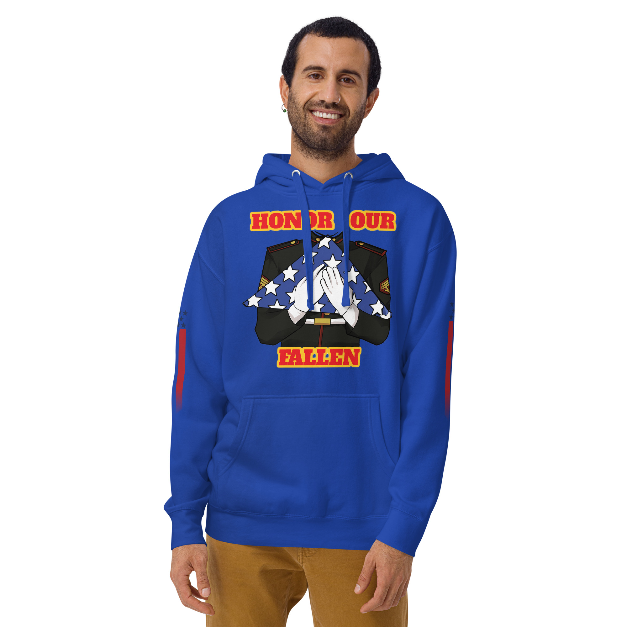 HONOR OUR FALLEN TOO SIKS Unisex Hoodie - Image 21