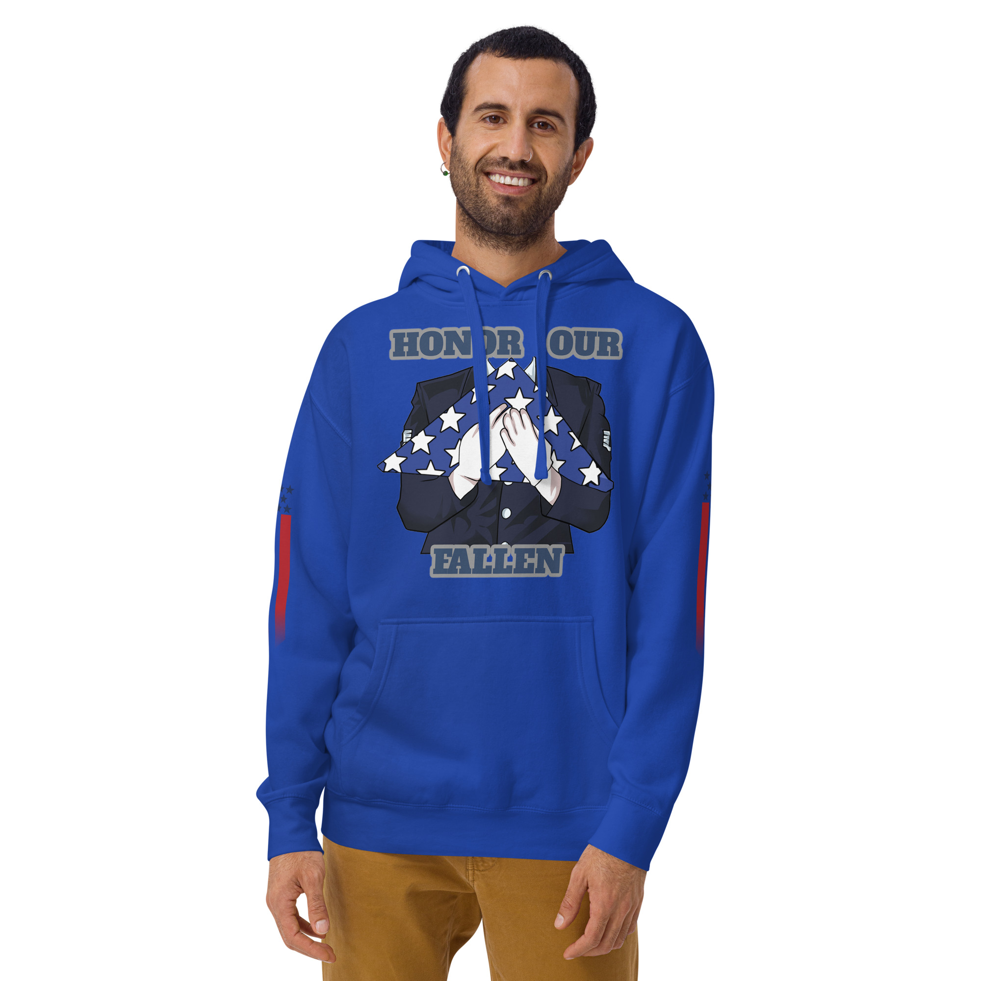 HONOR OUR FALLEN TOO SIKS Unisex Hoodie - Image 21
