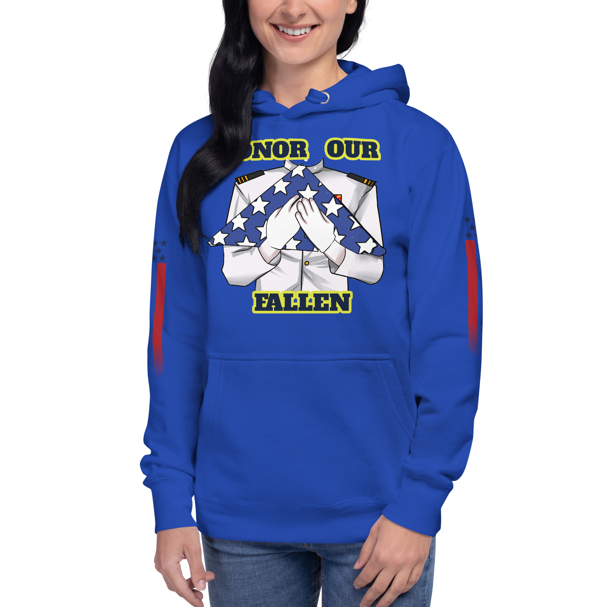 HONOR OUR FALLEN TOO SIKS Unisex Hoodie - Image 31