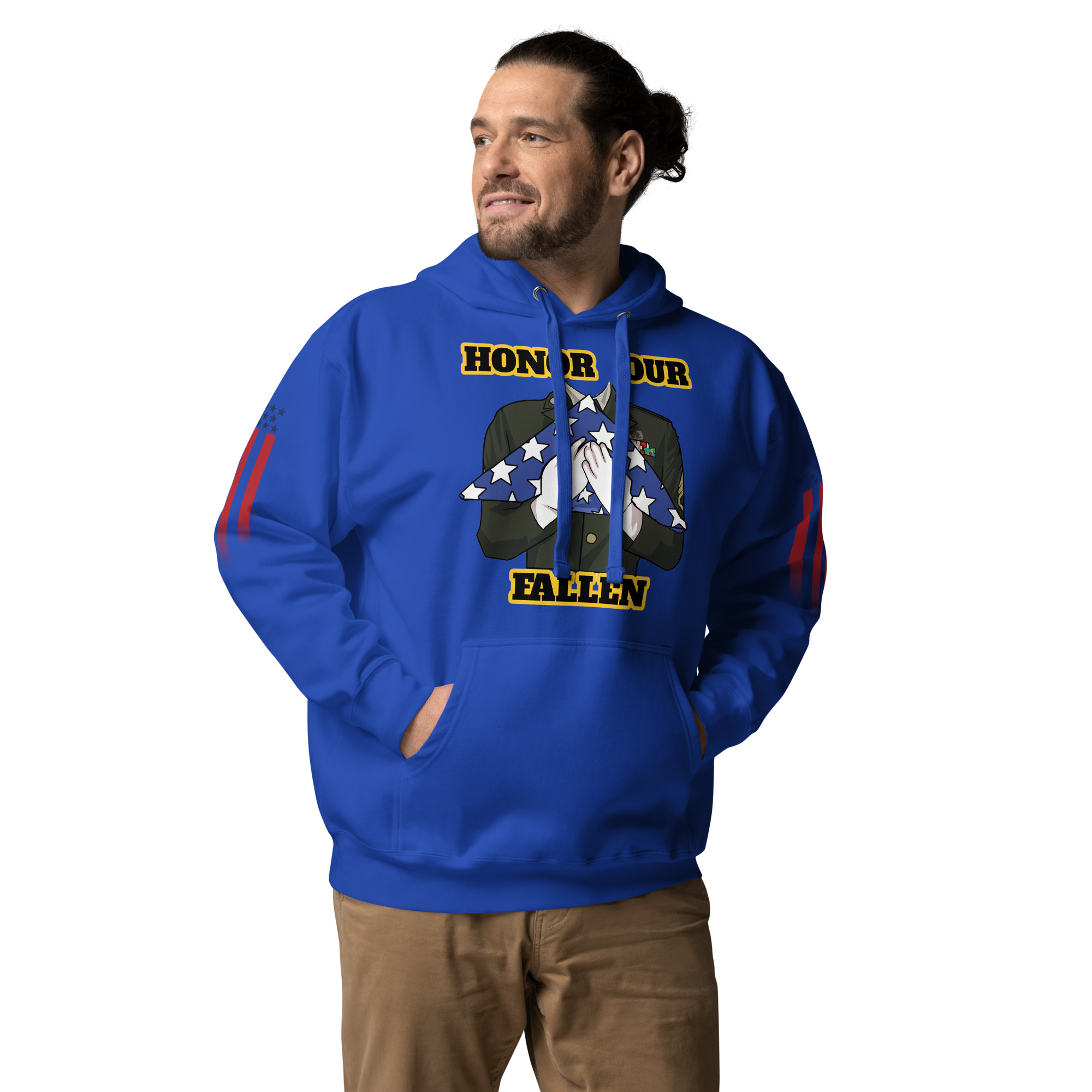 HONOR OUR FALLEN TOO SIKS Unisex Hoodie - Image 16