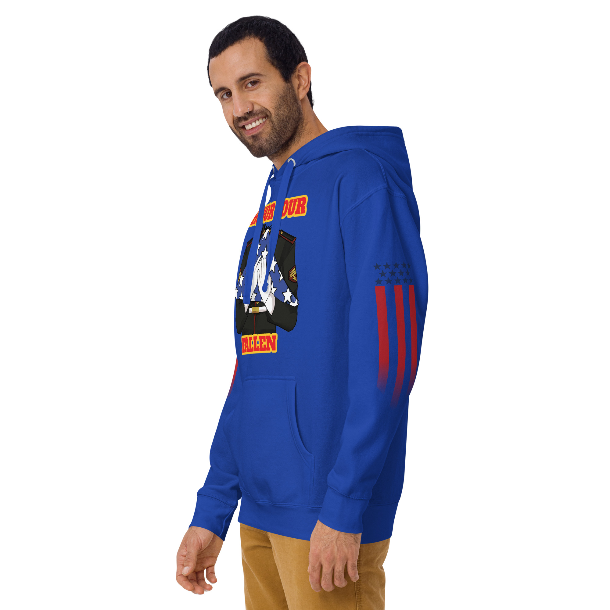 HONOR OUR FALLEN TOO SIKS Unisex Hoodie - Image 23